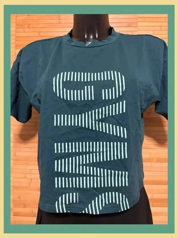 Camiseta algodón crop de marca Gymshark , talla M 😍 – Gymshark – taille M / 38 / 10 2