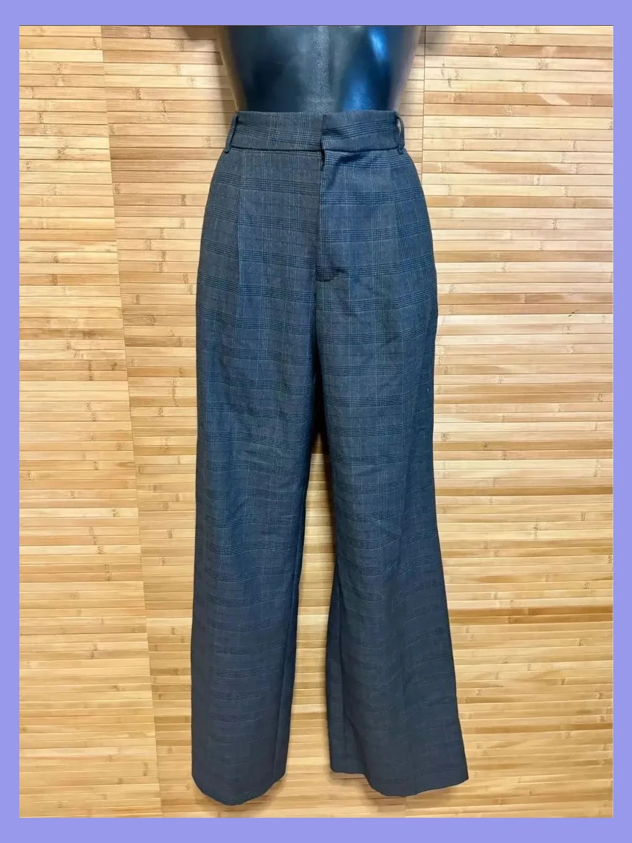 Pantalones anchos cuadros de Zara , talla S 😍