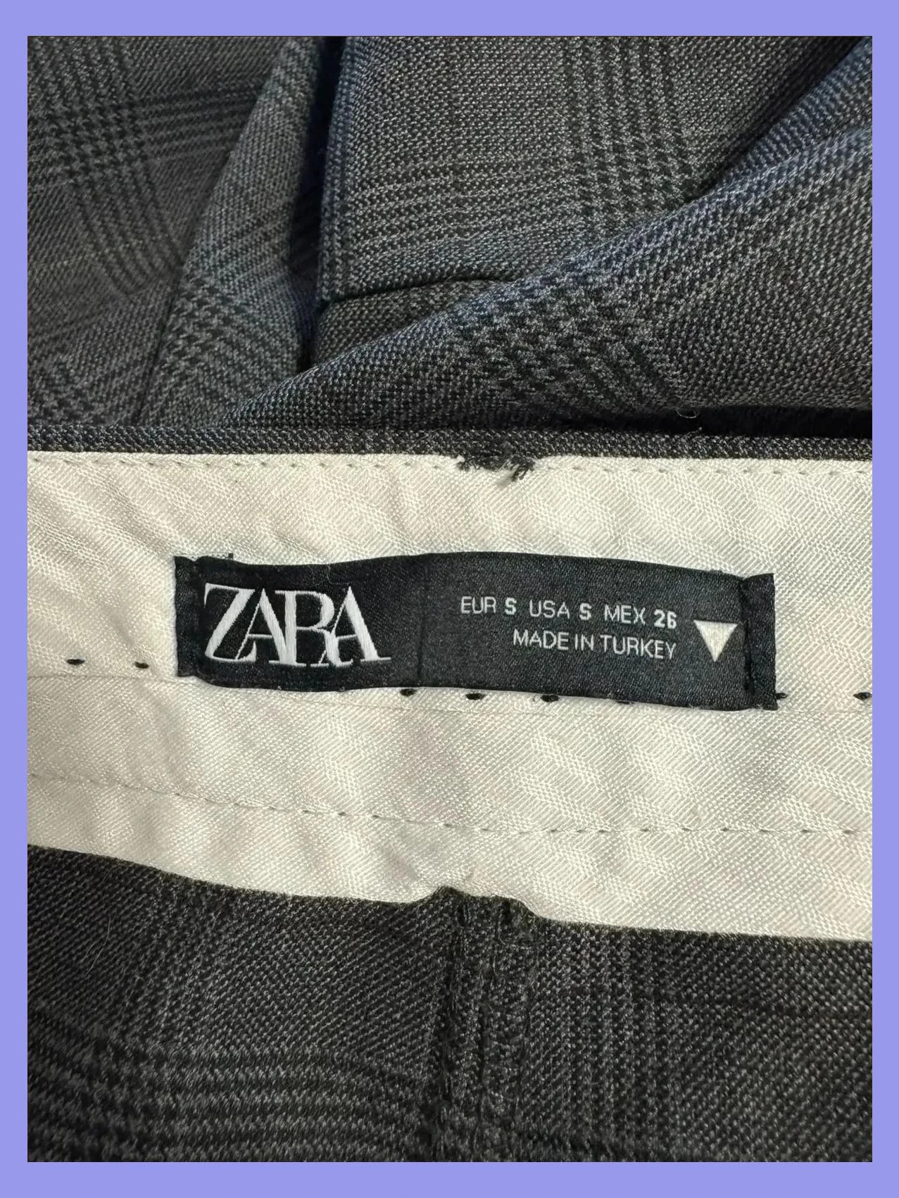 Pantalones anchos cuadros de Zara , talla S 😍 – Zara – taille S / 36 / 8 5