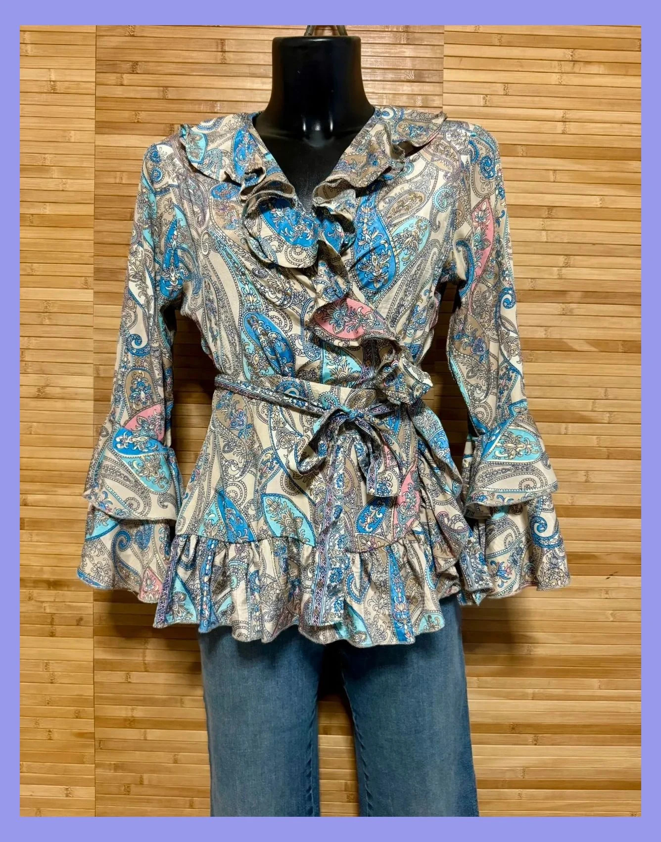 Divina blusa 100% seda fría , talla M/L 😍