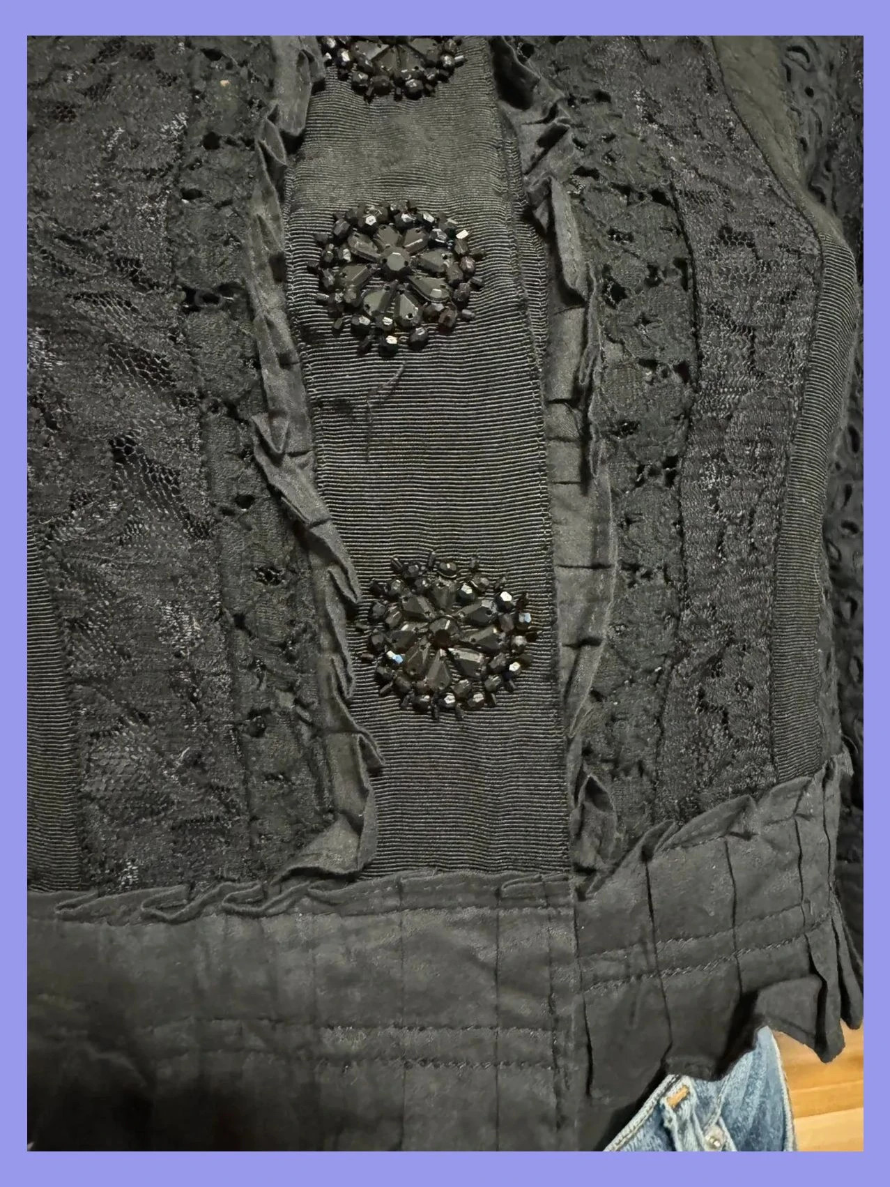 Divino blazer crop algodón bordado, marca Birger et Mikkelsen , talla 36 😍 – Day Birger et Mikkelsen – taille S / 36 / 8 3