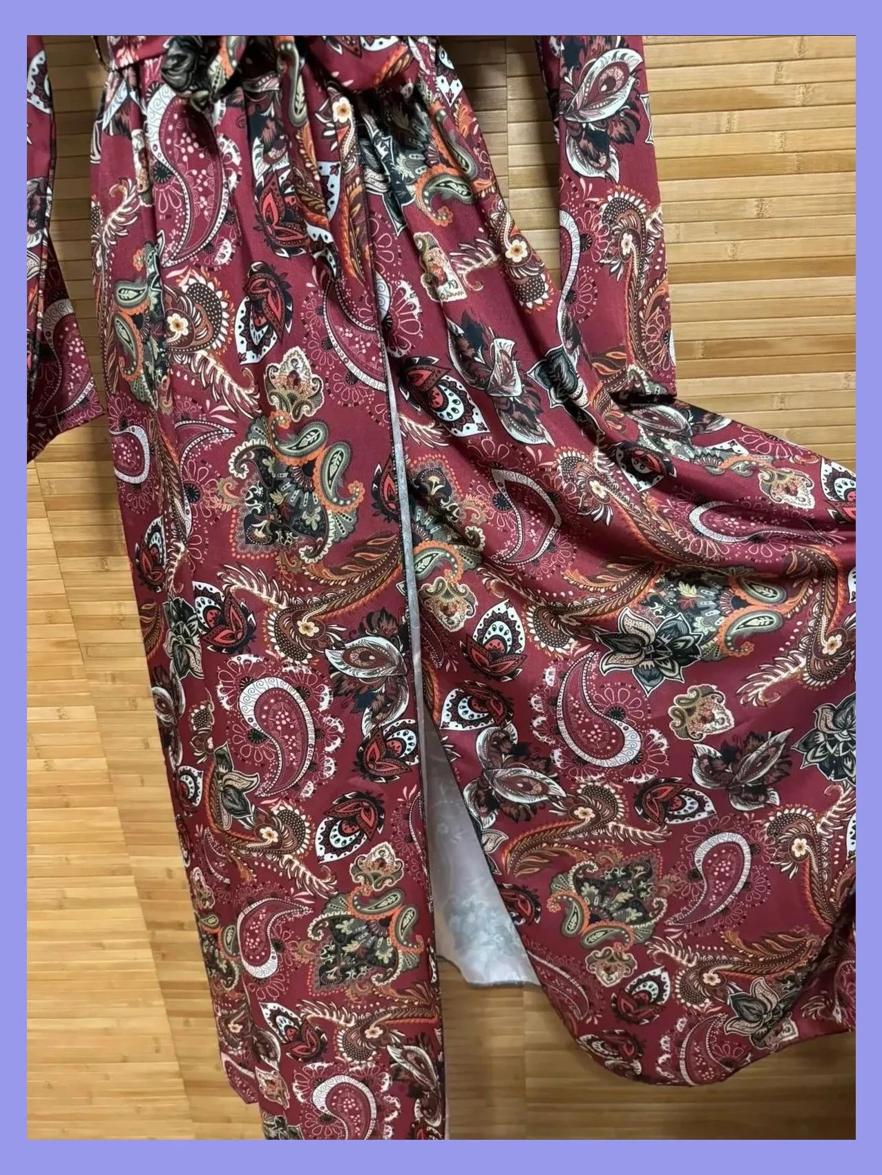 Vestido largo cruzado con cinturón talla única para S-M 😍 – La Boutique – taille Taille unique 4