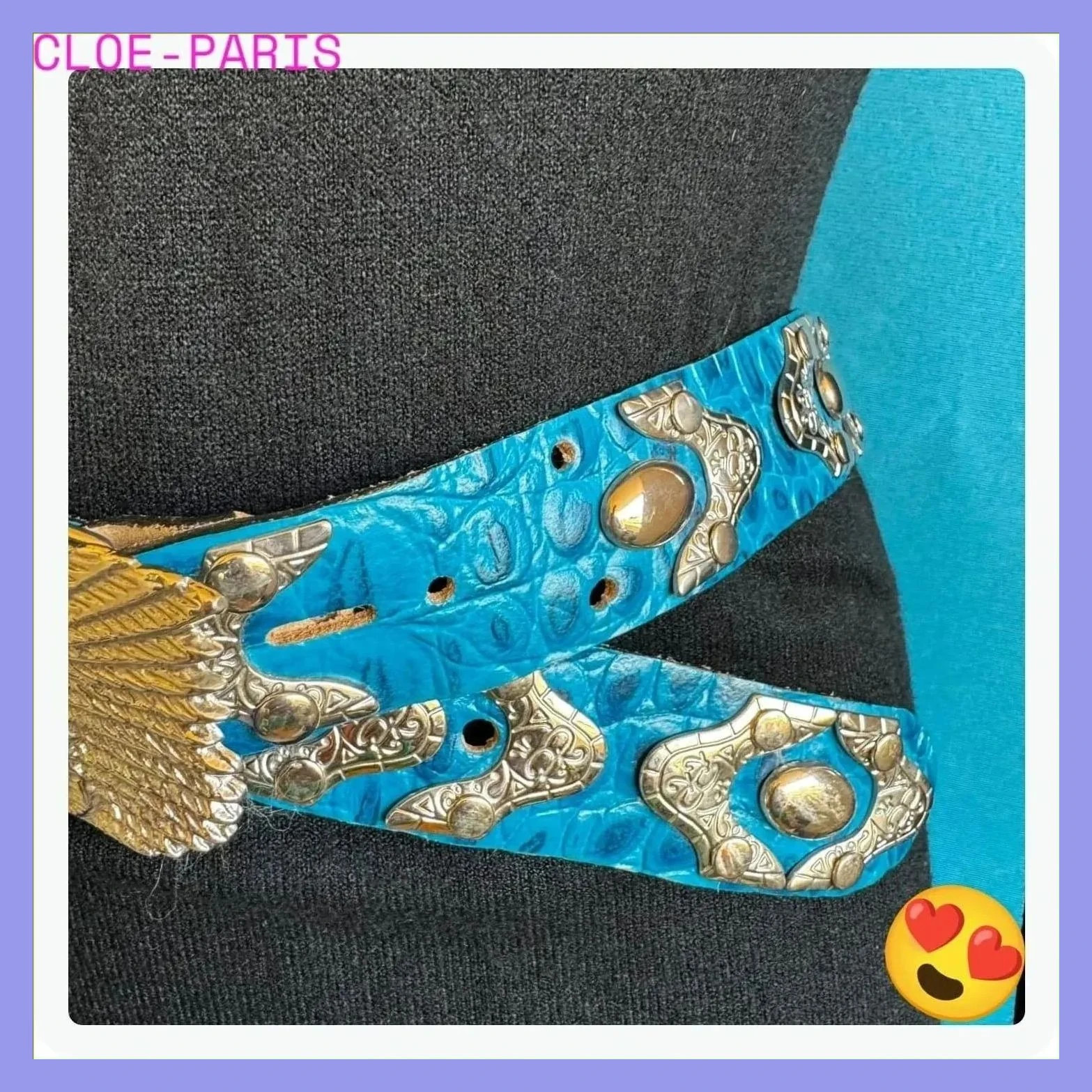 Divino cinturón vintage de piel Regina Romántica Marbella 😍 – Regina romántica Marbella – taille Ajustable 2