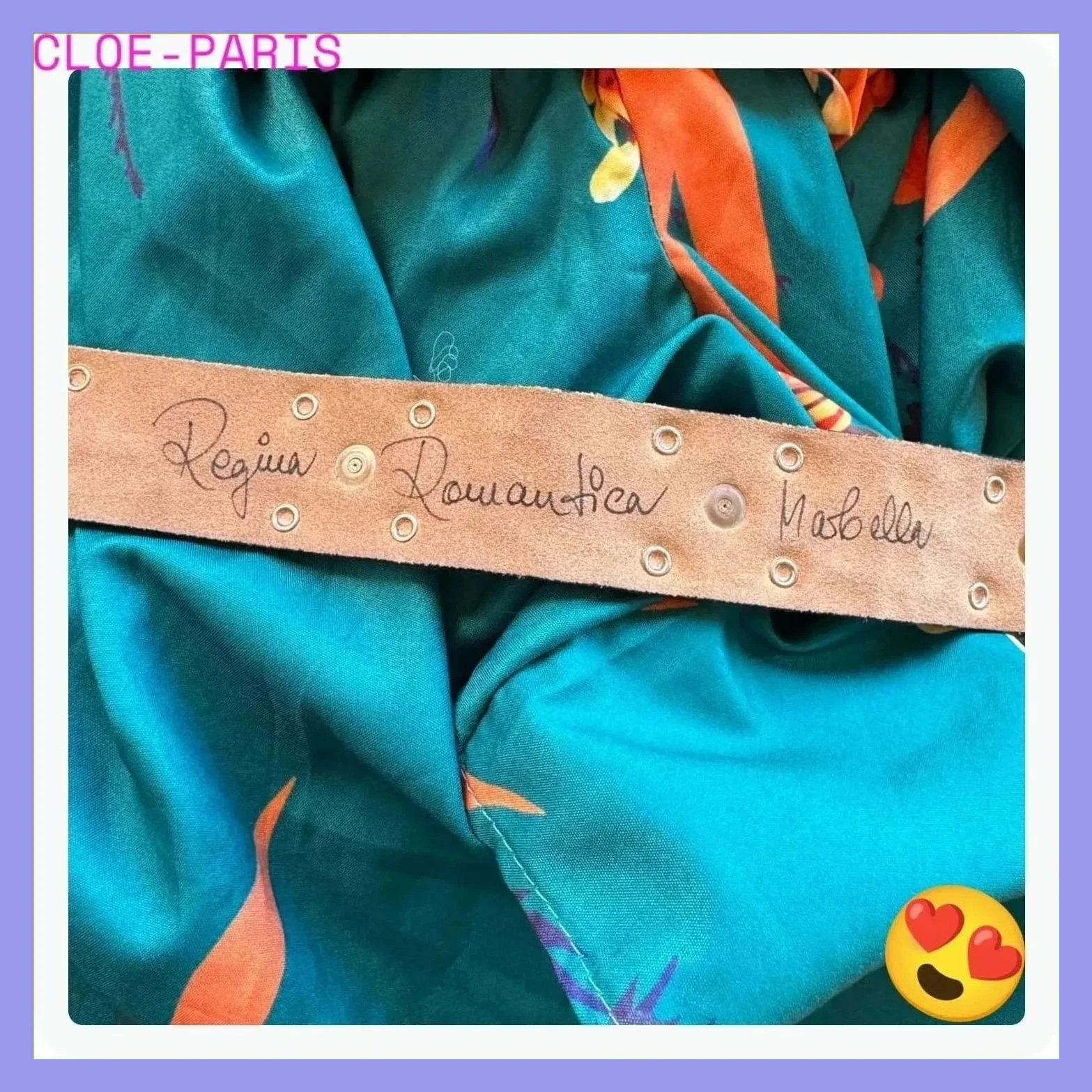 Divino cinturón vintage de piel Regina Romántica Marbella 😍 – Regina romántica Marbella – taille Ajustable 5