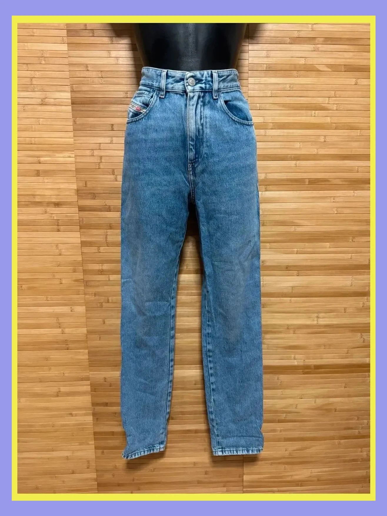 Vaquero marca Diésel corte boyfriend cintura alta talla 38 😍