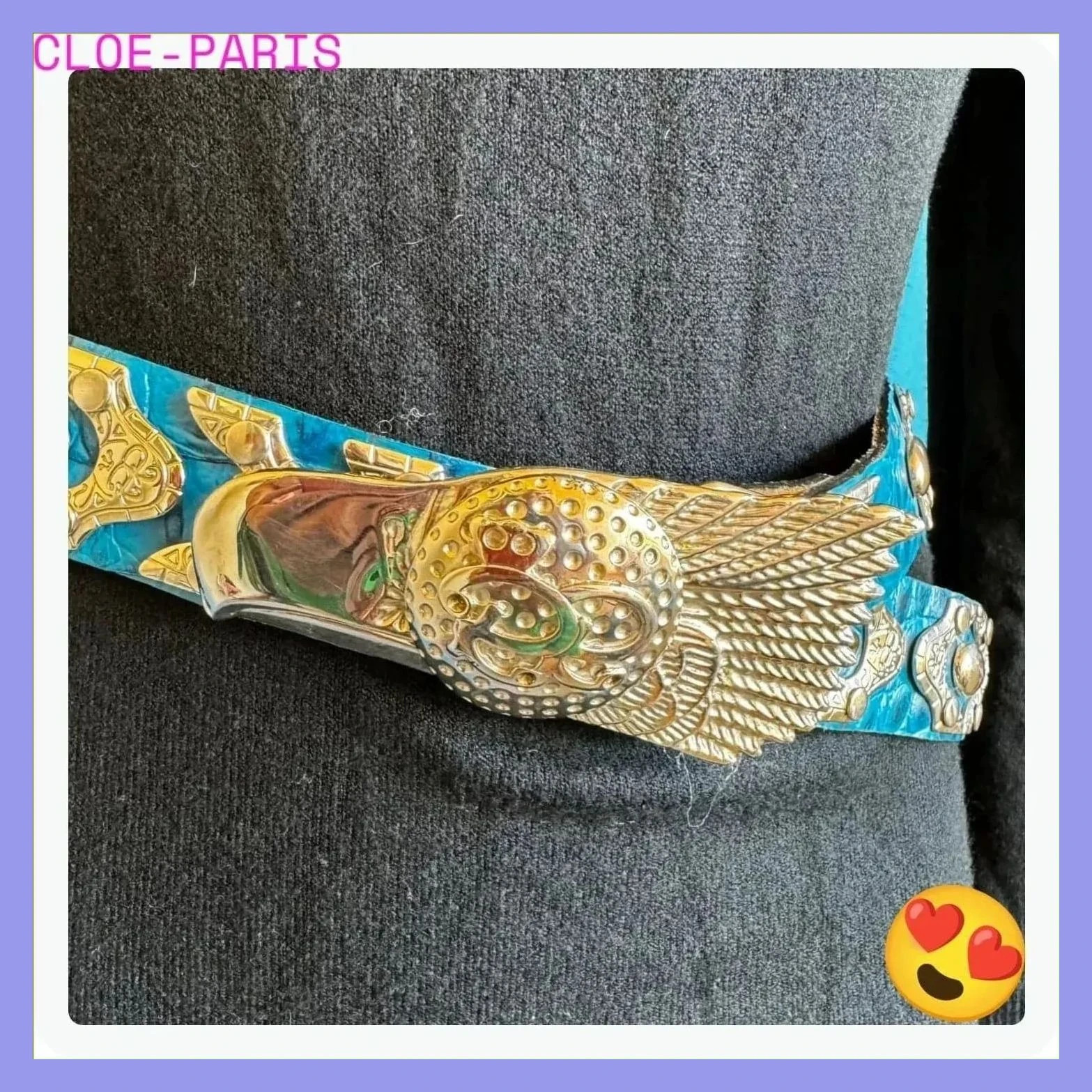 Divino cinturón vintage de piel Regina Romántica Marbella 😍 – Regina romántica Marbella – taille Ajustable 3