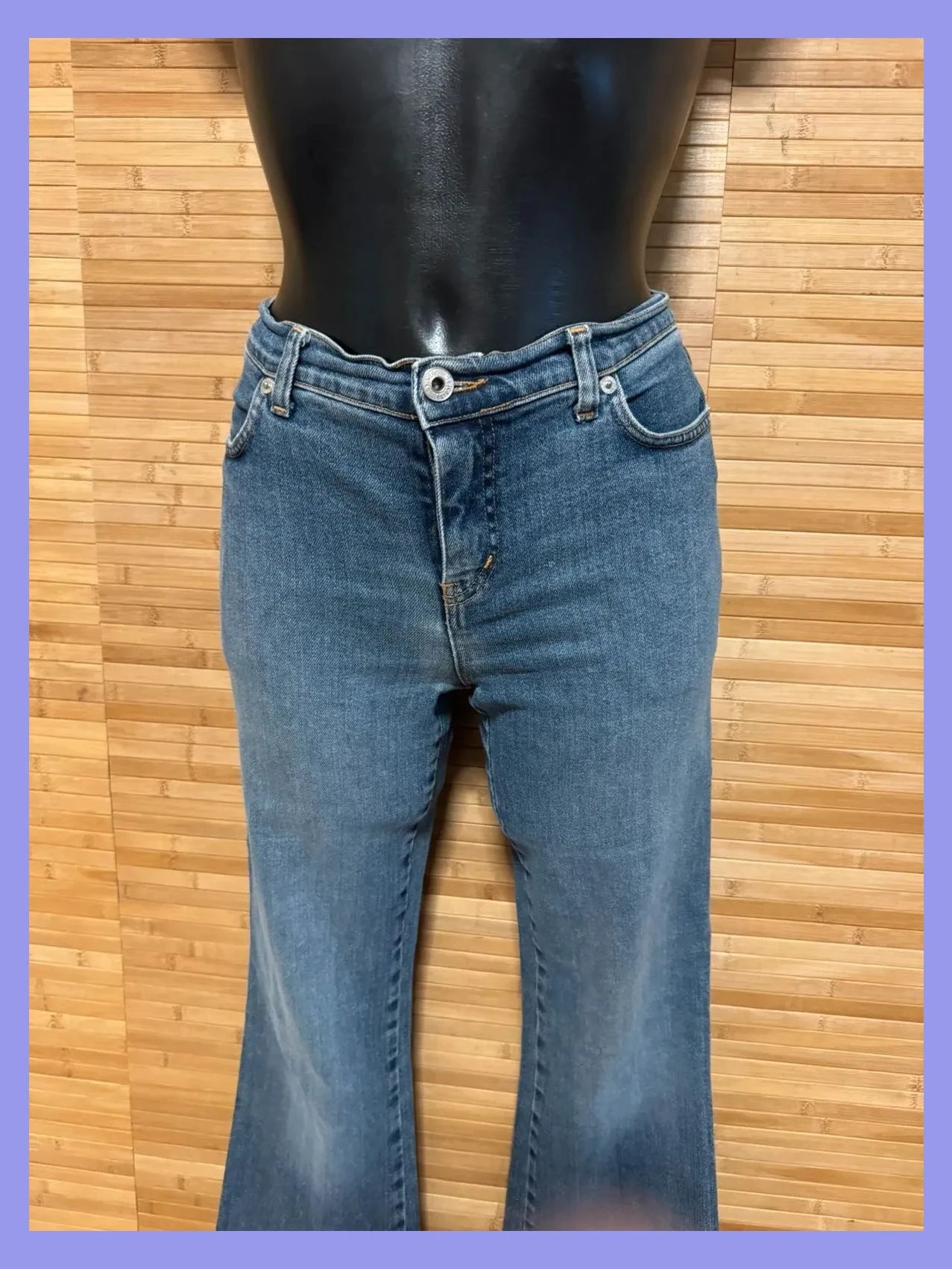 Divino vaquero vintage de moschino , acampanado, elástico, talla 38 😍 – Moschino – taille M / 38 / 10 3
