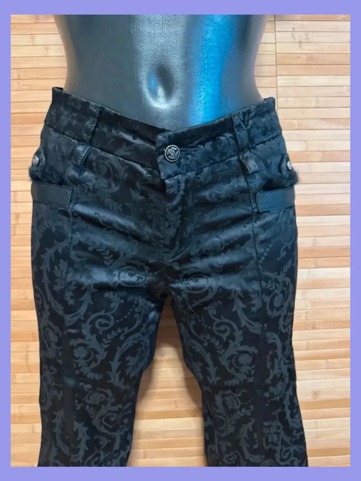 Divino pantalón satinado pirata, de Roberto Cavalli , talla 36 😍 – Roberto Cavalli – taille S / 36 / 8 3
