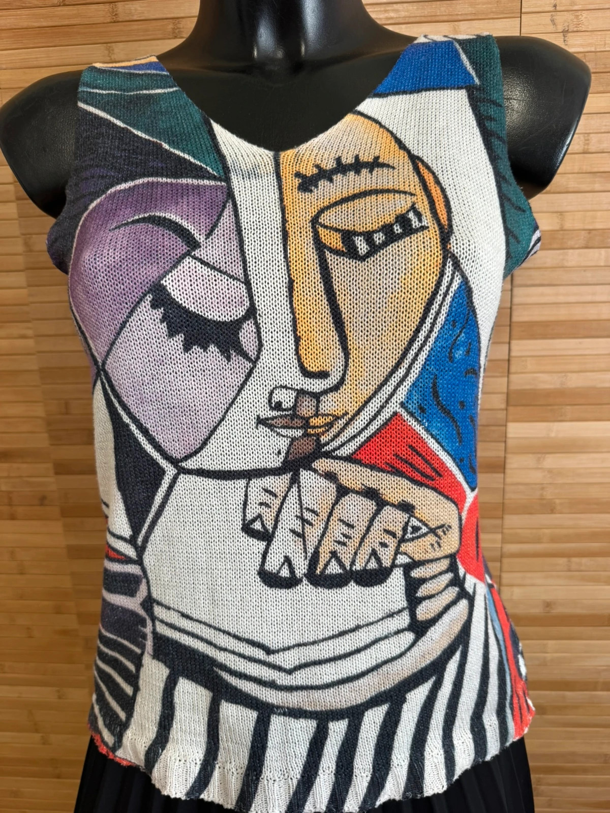 Top estampado punto talla única para S/M 😍 – Vintage – taille Taille unique 2
