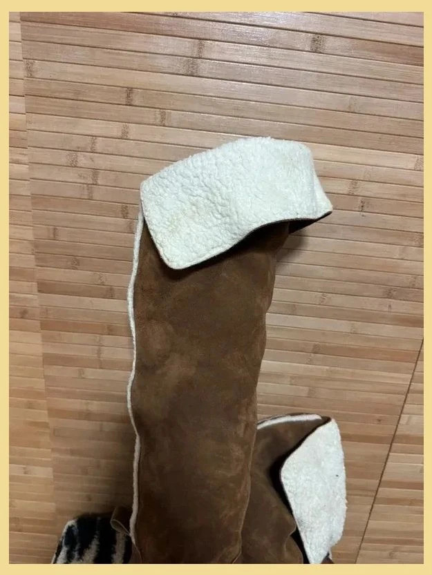 Divinas botas piel y ante con boreguito de Zara número 39 😍 – Zara – taille 39 5