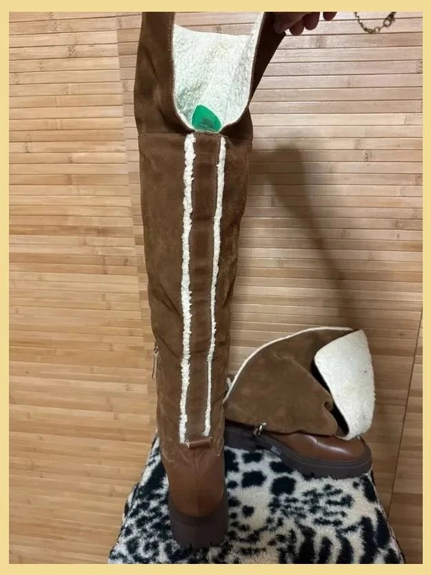 Divinas botas piel y ante con boreguito de Zara número 39 😍 – Zara – taille 39 4