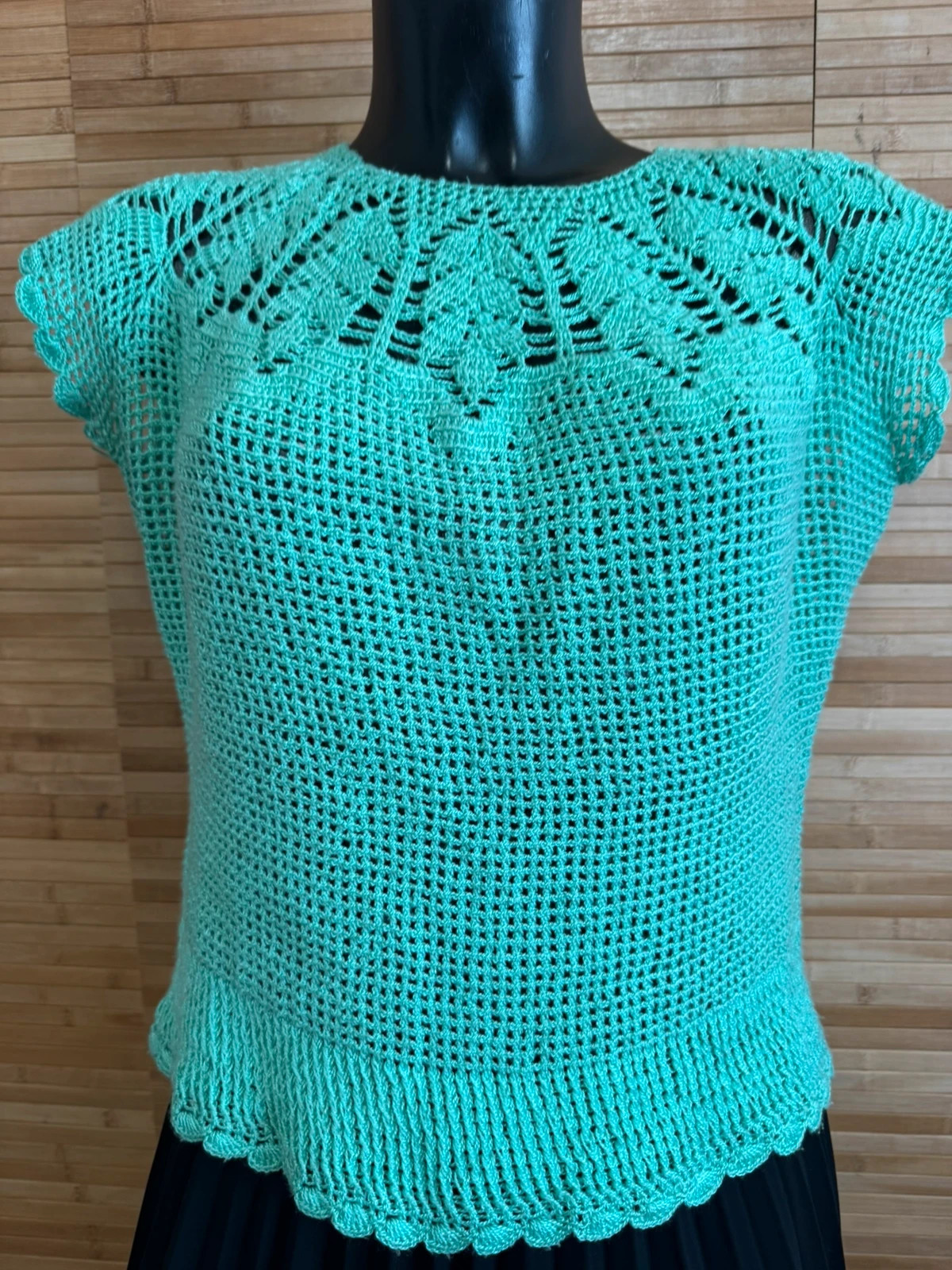 Top crochet vintage hecho a mano talla única para S/M 😍 – Vintage – taille Taille unique 2