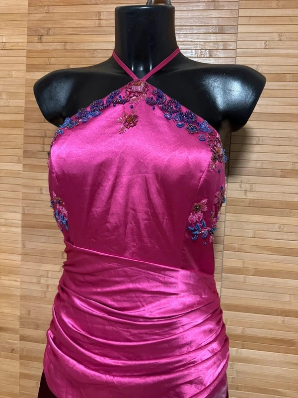 Espectacular vestido fiesta vintage tela satinada , talla 38/40 😍 – Vintage – taille Autre 4
