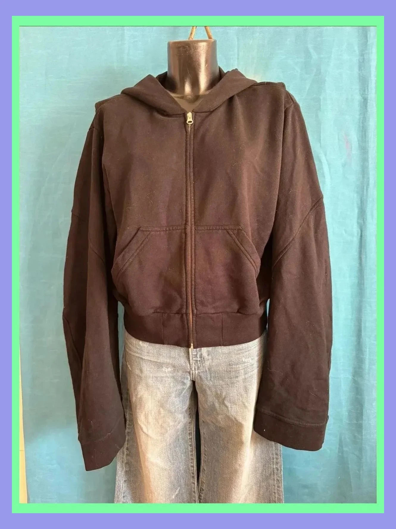 Sudadera negra con capucha y mangas anchas de Maison Margiela talla M 😍 – Maison Margiela – taille M / 38 / 10 2