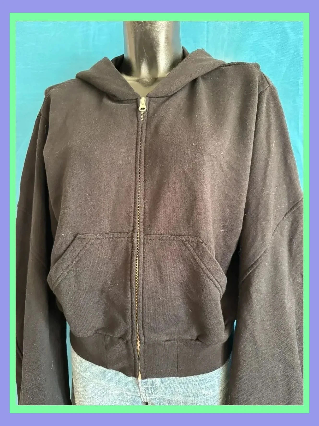 Sudadera negra con capucha y mangas anchas de Maison Margiela talla M 😍 – Maison Margiela – taille M / 38 / 10 4