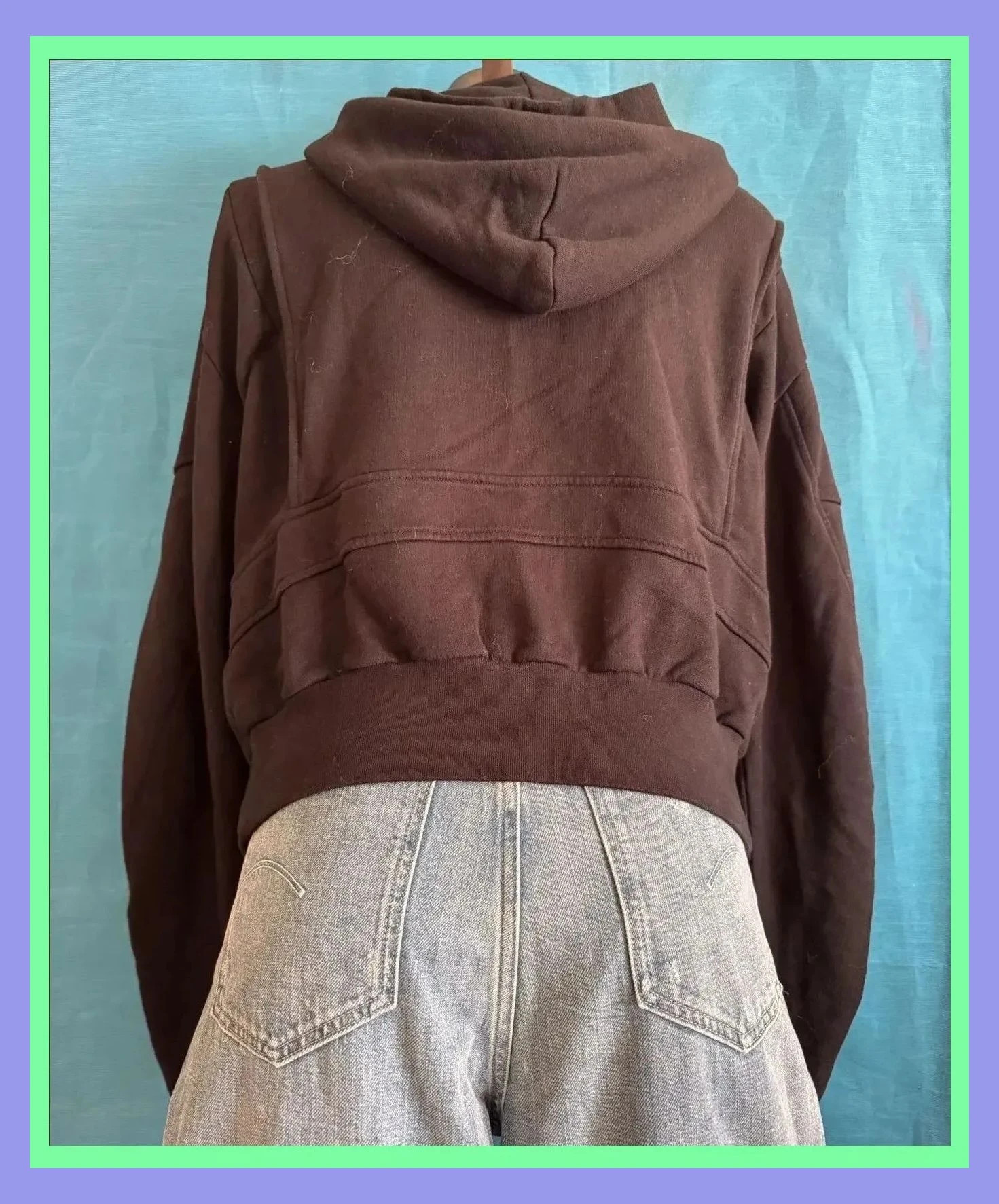 Sudadera negra con capucha y mangas anchas de Maison Margiela talla M 😍 – Maison Margiela – taille M / 38 / 10 5
