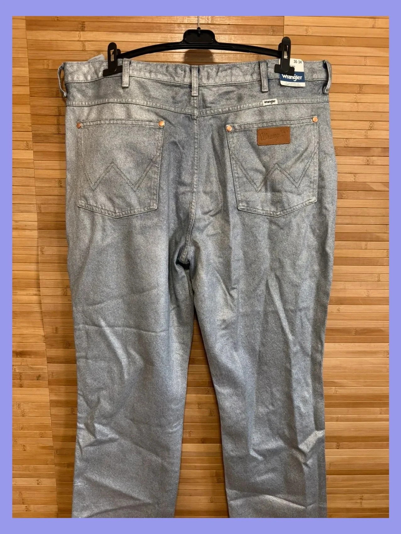 Divino vaquero Wrangler metalizado talla 46 😍 – Wrangler – taille XXXL / 46 / 18 4