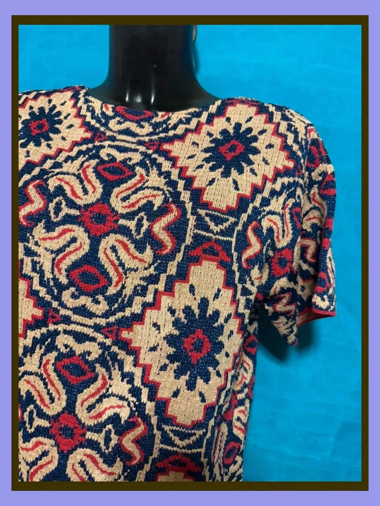 Jersey punto brocado manga corta de marca Dries van Noten talla S 😍 – Dries van Noten – taille S / 36 / 8 3