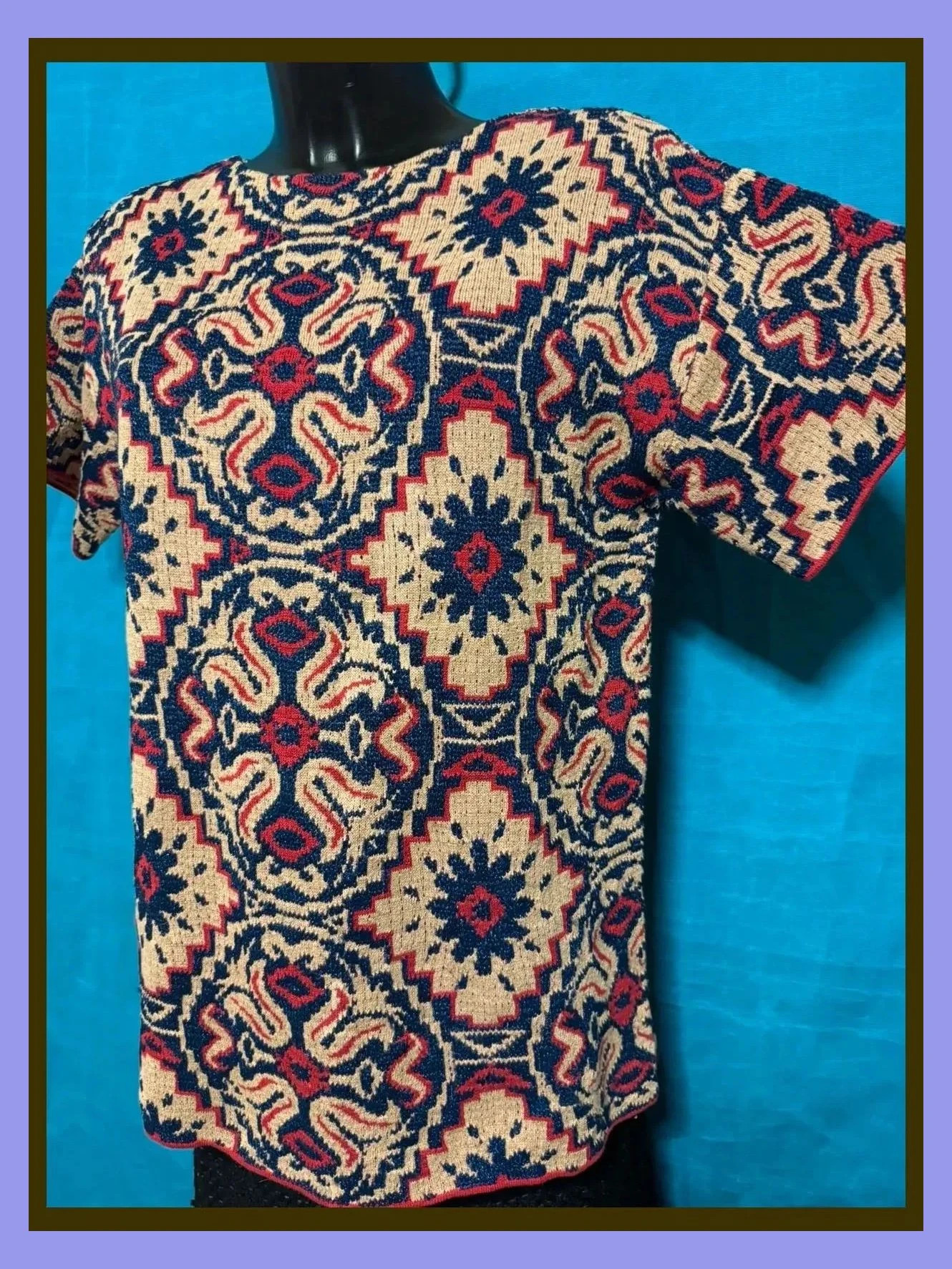 Jersey punto brocado manga corta de marca Dries van Noten talla S 😍 – Dries van Noten – taille S / 36 / 8 2