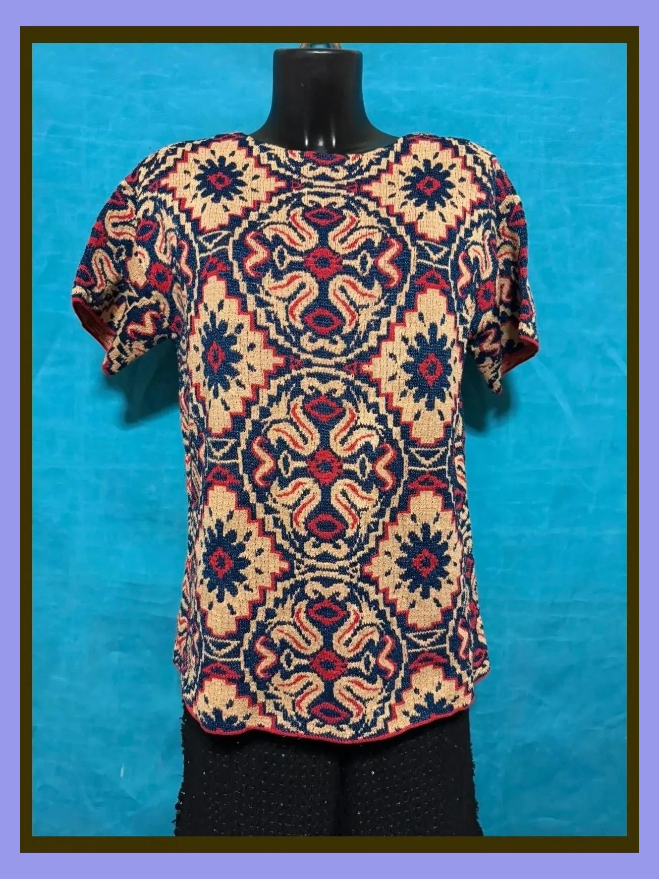 Jersey punto brocado manga corta de marca Dries van Noten talla S 😍