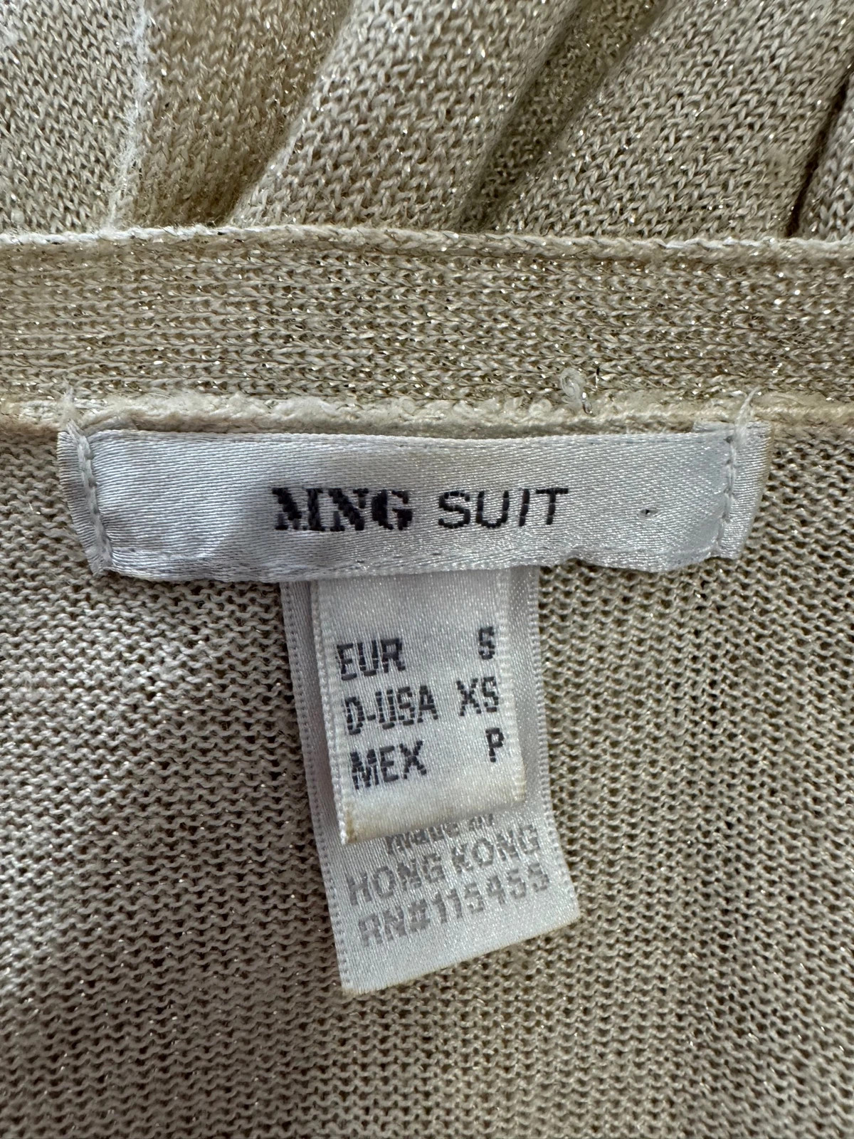 Cárdigan fino con brillo de marca Mango talla S 😍 – MNG Suit – taille S / 36 / 8 4