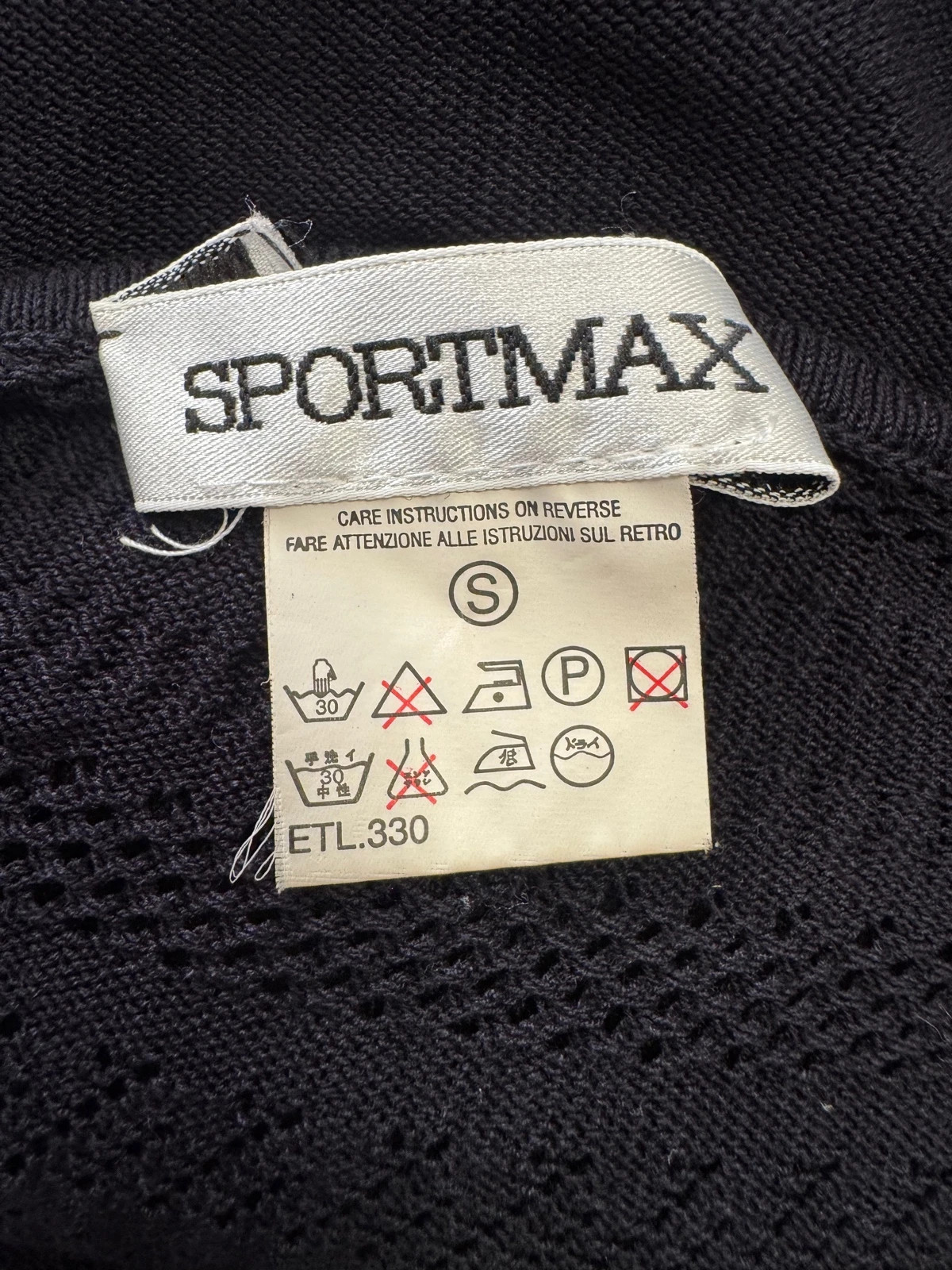 Vestido negro punto de sportmax talla S 😍 – Sportmax – taille S / 36 / 8 5