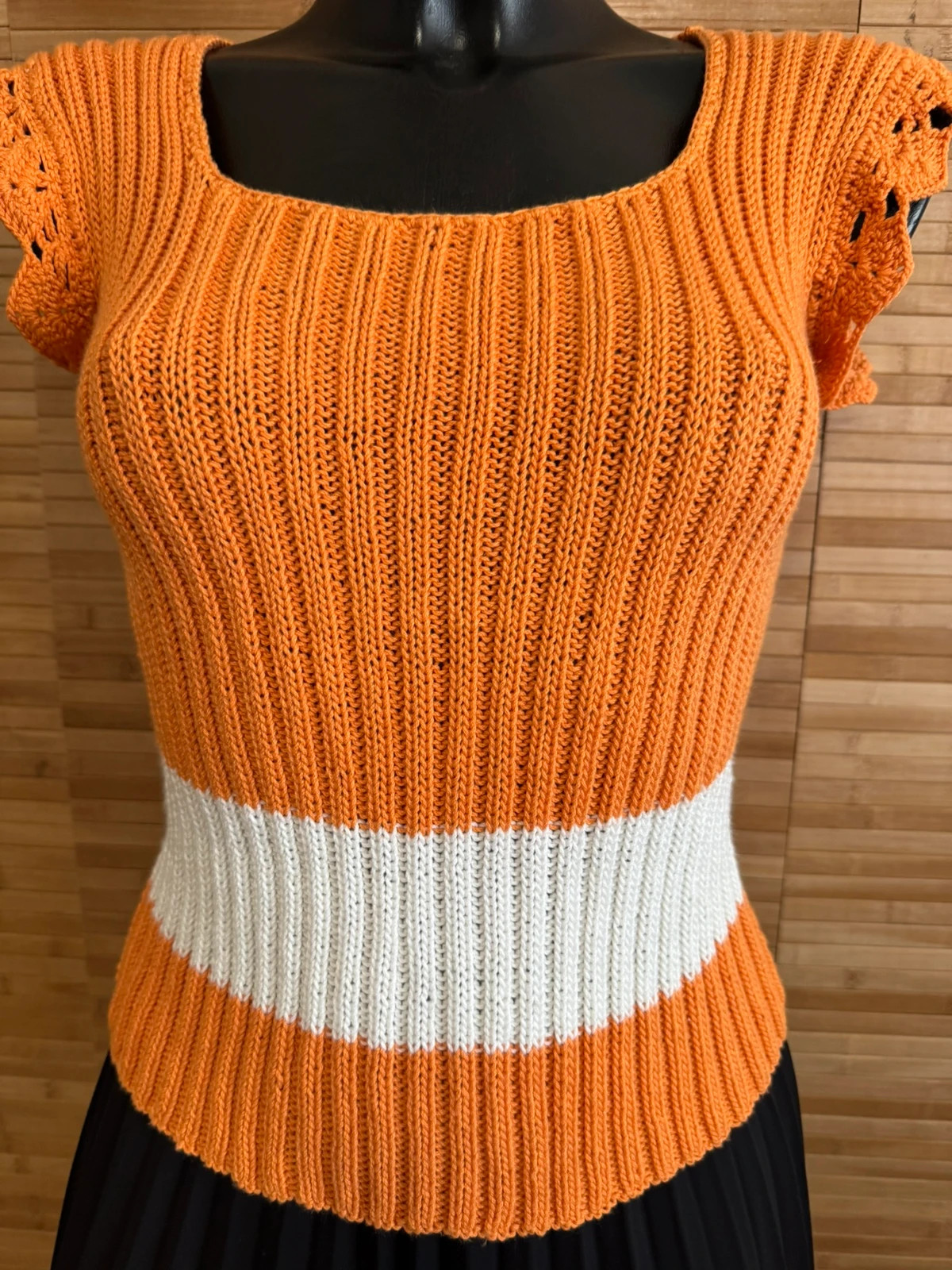Top punto vintage hecho a mano talla única para S/M 😍 – Vintage – taille Taille unique 2