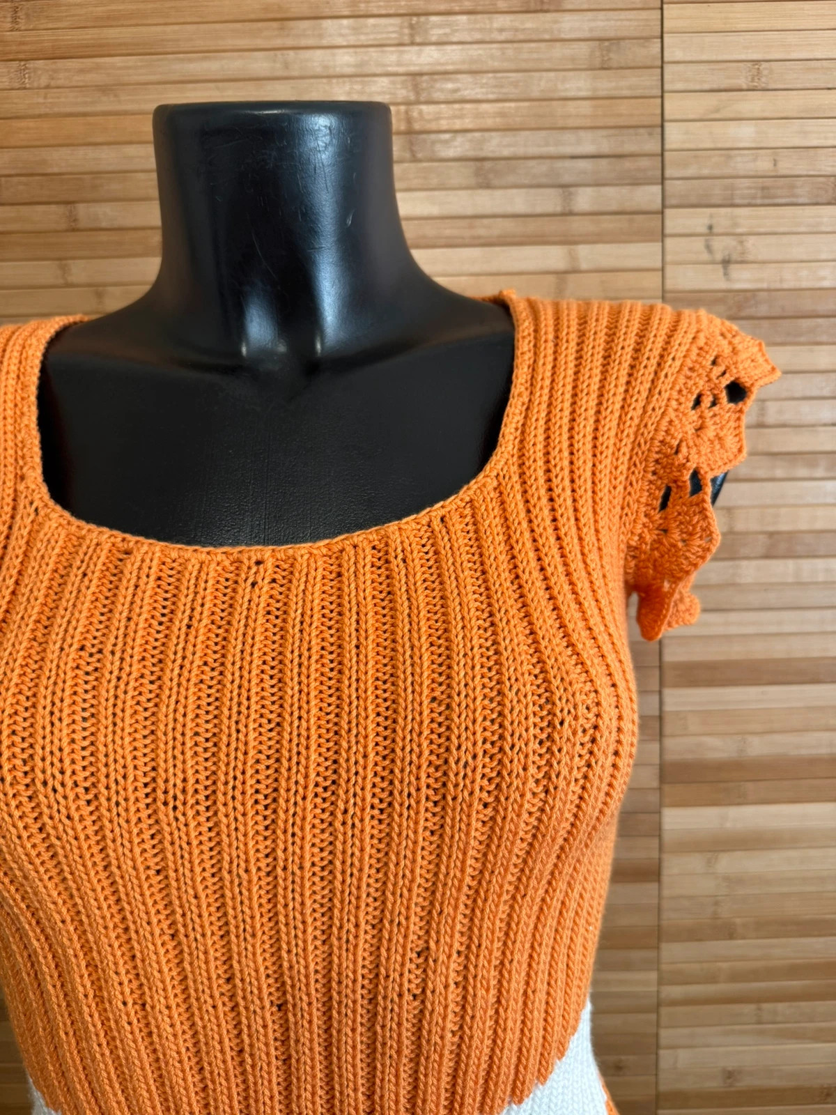 Top punto vintage hecho a mano talla única para S/M 😍 – Vintage – taille Taille unique 3