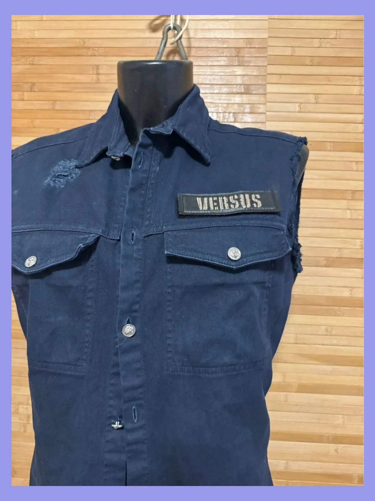 Chaleco vaquero de Versace, talla 46 italiana, 42 España 😍 – Versace – taille XL / 42 / 14 2