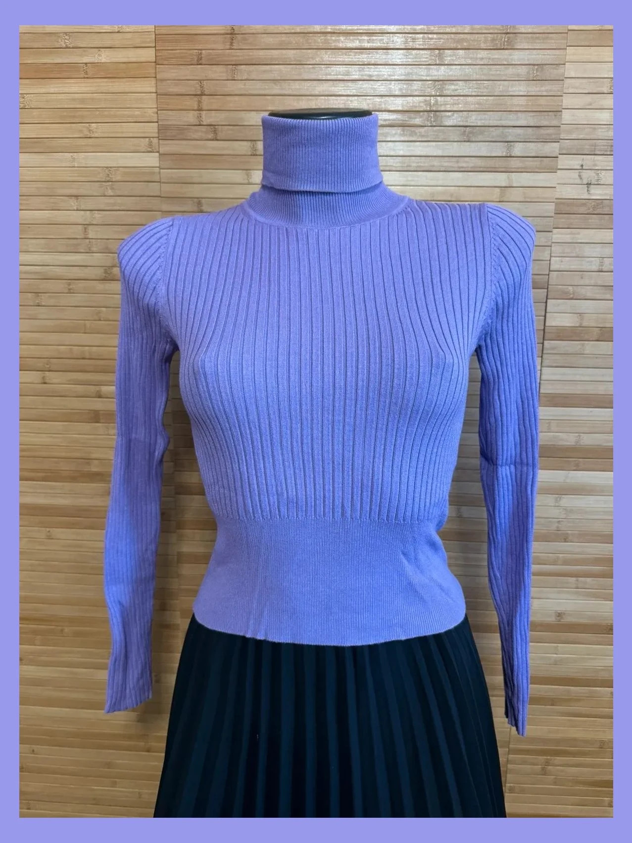 Jersey crop cuello alto de Zara talla S 😍