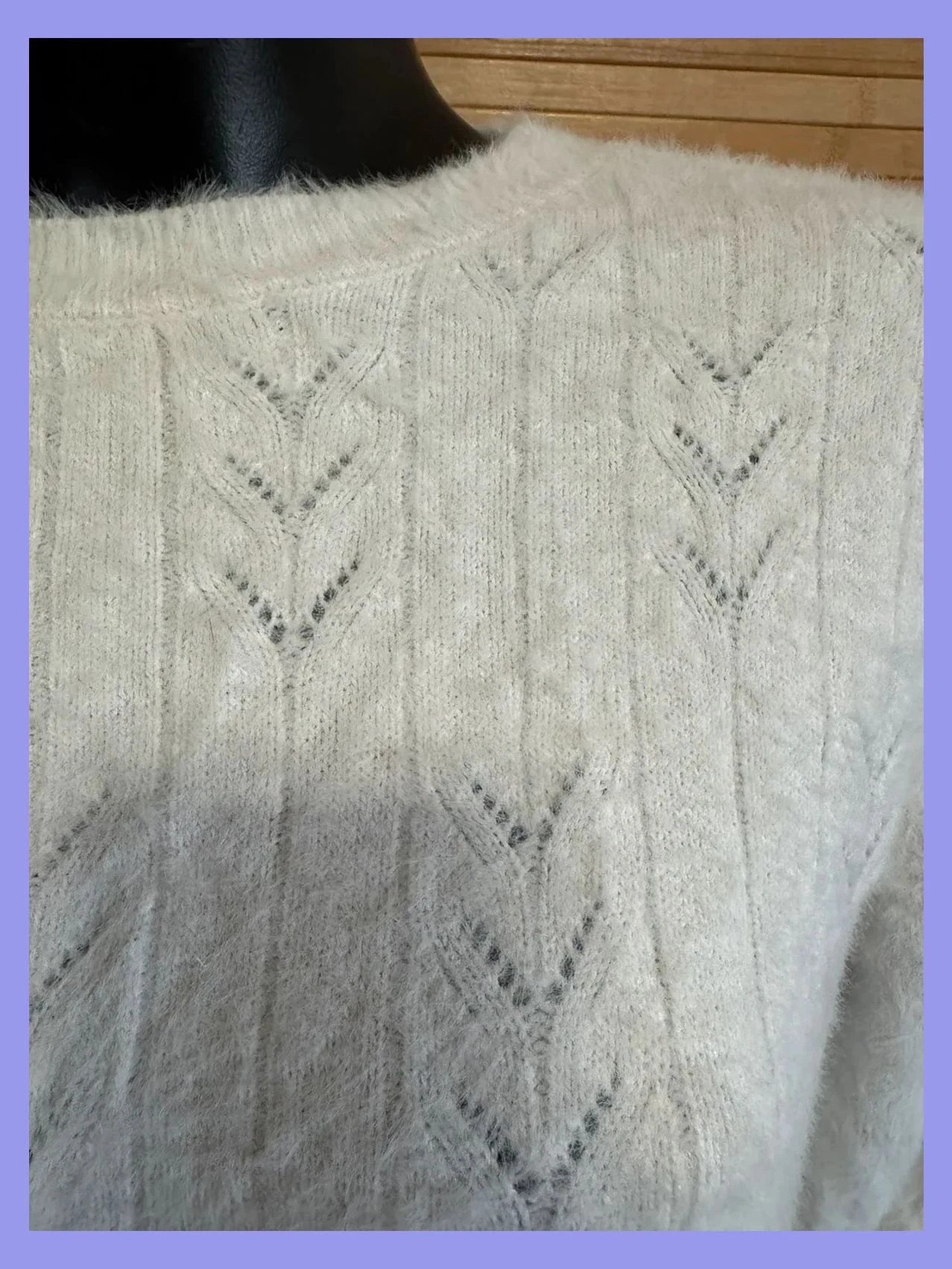Jersey blanco muy suave talla única 😍 – Vintage – taille Taille unique 2