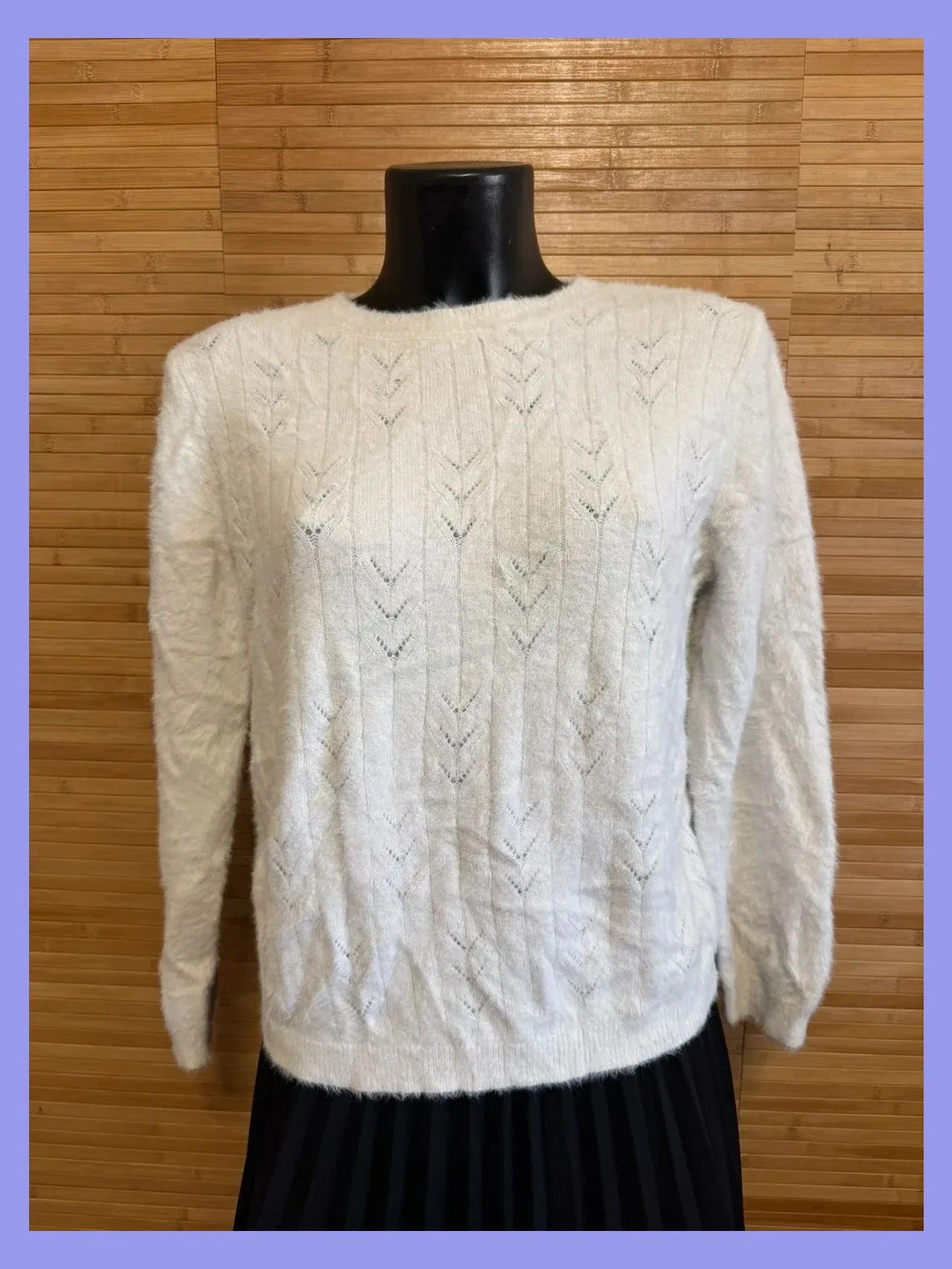 Jersey blanco muy suave talla única 😍