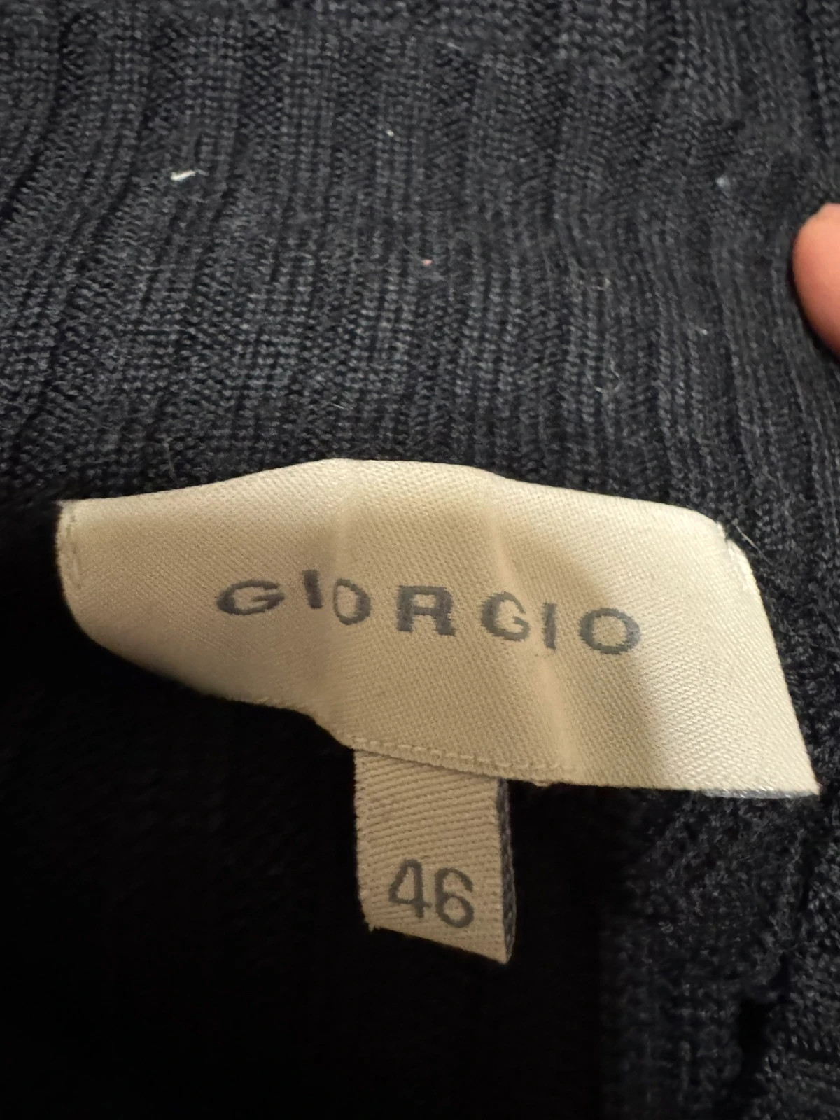 Jersey cuello alto punto canalé marca Giorgio talla 46 , 50% lana 😍 – Giorgio – taille XXXL / 46 / 18 4