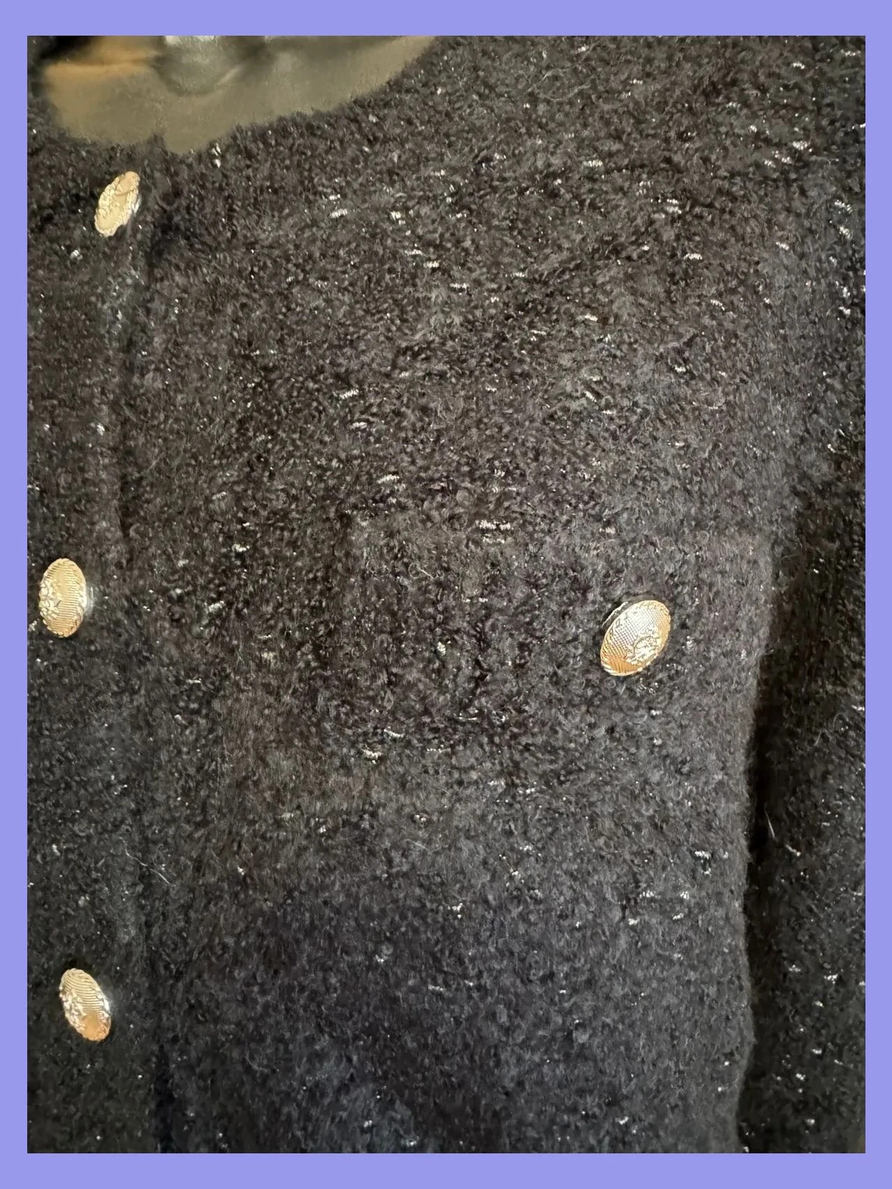 Cárdigan punto rizado vintage , talla única para L/XL 😍 – Vintage – taille Taille unique 3