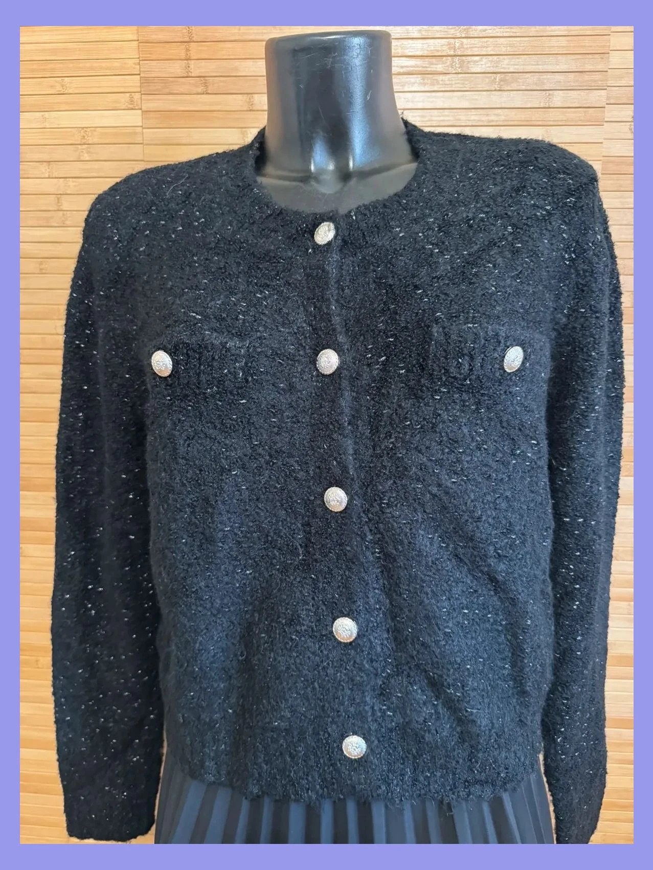 Cárdigan punto rizado vintage , talla única para L/XL 😍 – Vintage – taille Taille unique 2