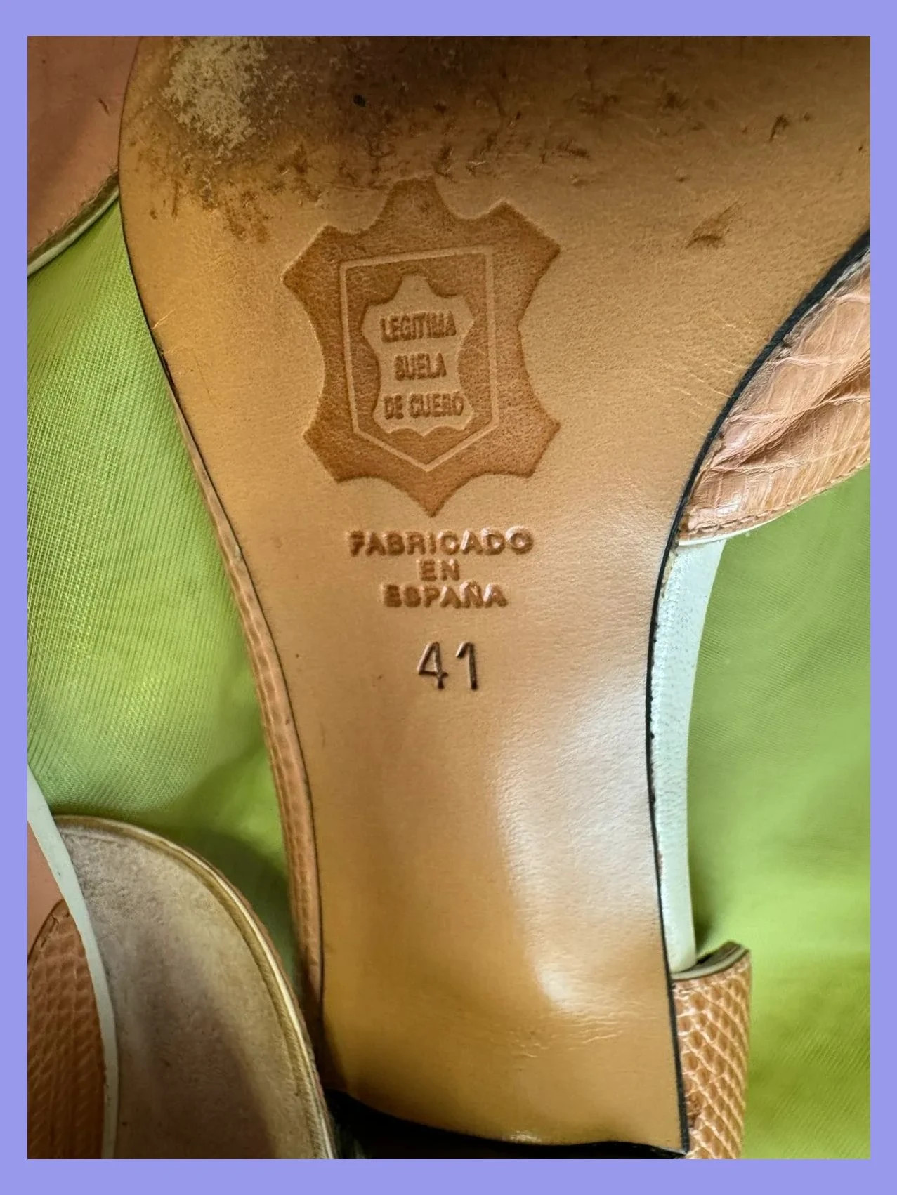 Divinos zapatos tacón vintage de Balenciaga , piel , número 41 😍 – Balenciaga – taille 41 4