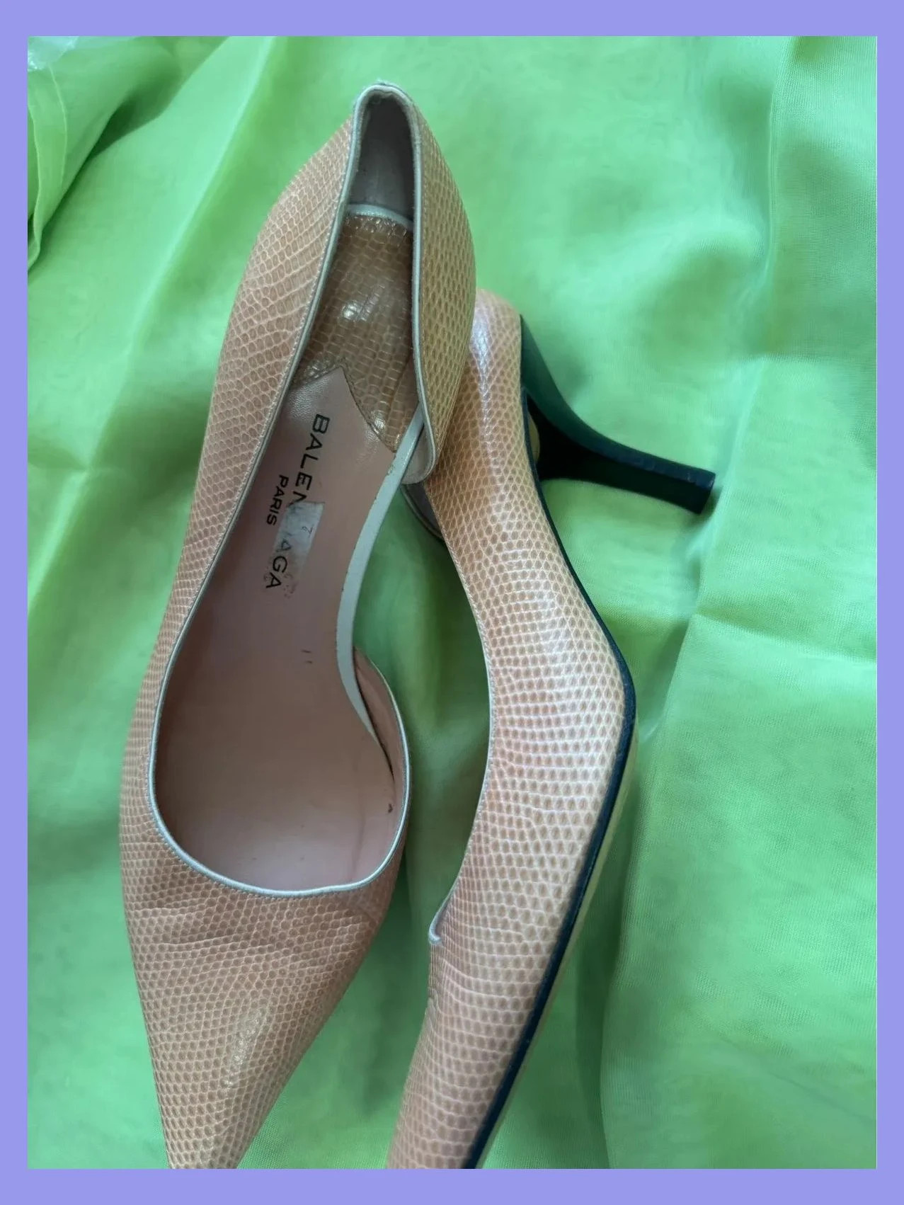 Divinos zapatos tacón vintage de Balenciaga , piel , número 41 😍 – Balenciaga – taille 41 2