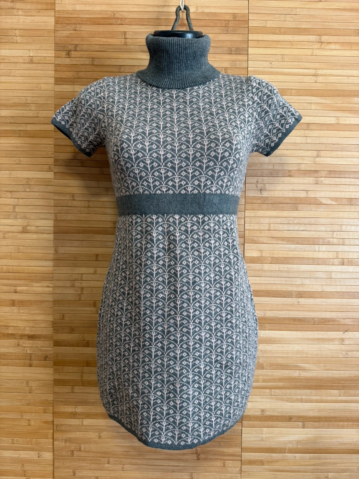 Vestido lana corto vintage talla única para S 😍