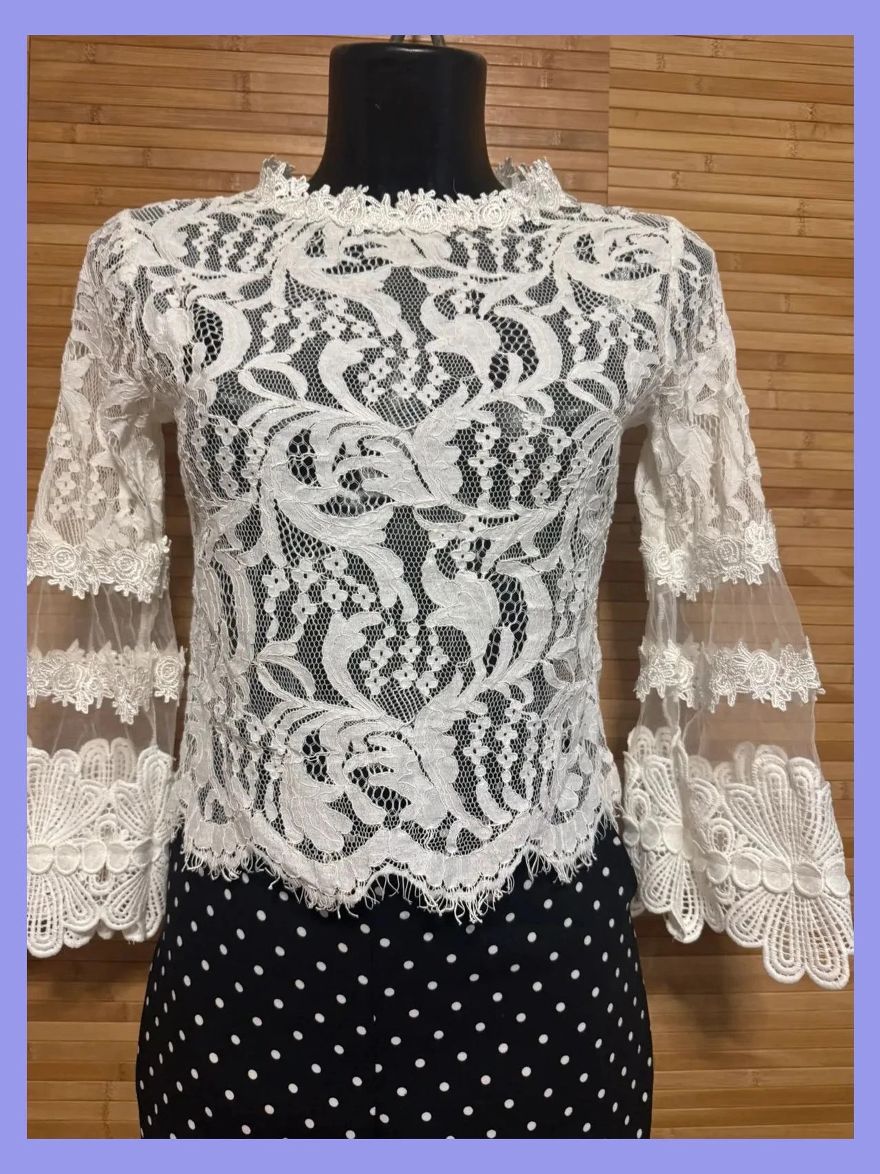 Divina blusa encaje talla S 😍 – Osley – taille S / 36 / 8 2