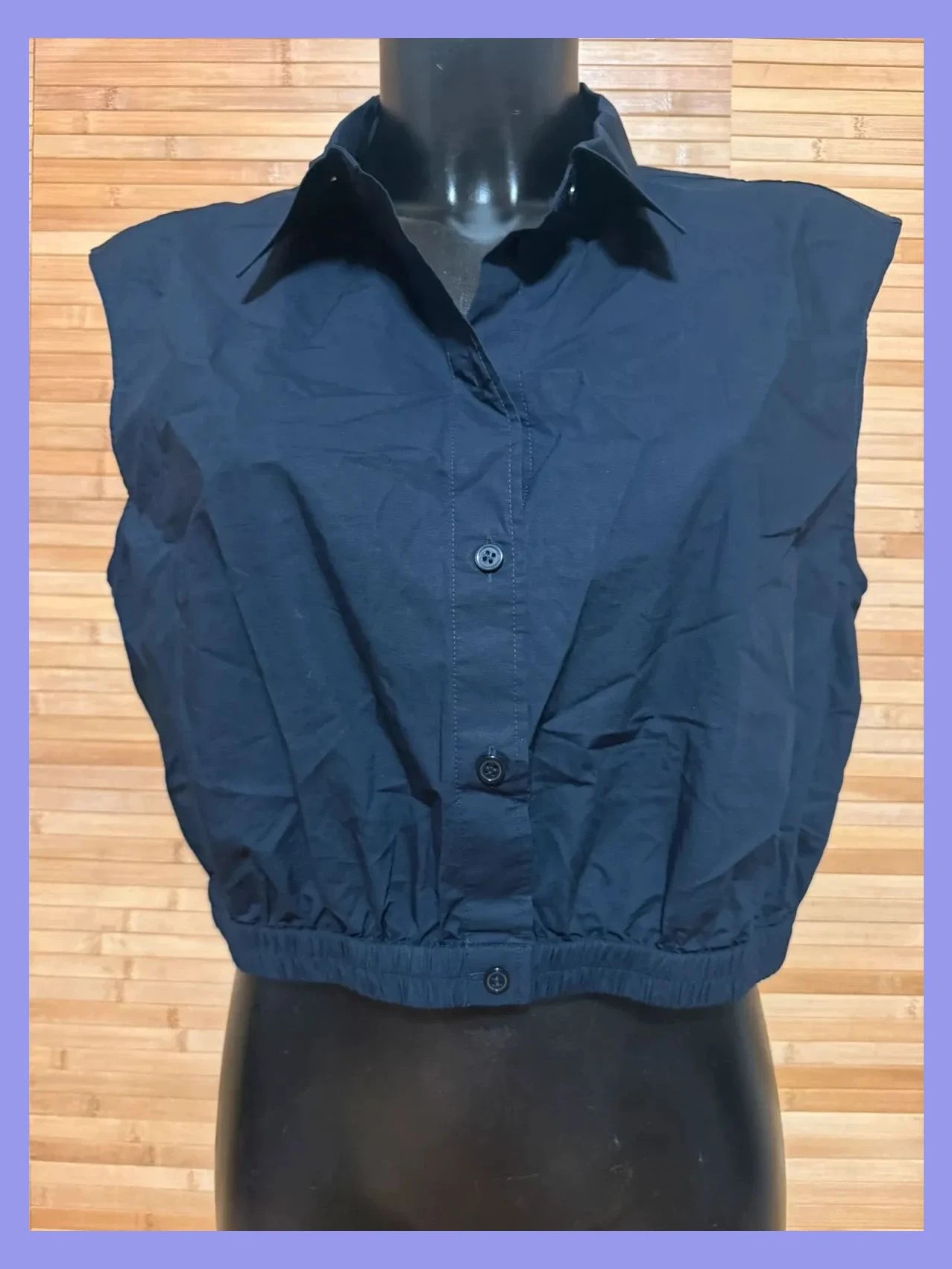 Divina camisa crop de marca Cos , talla 44 😍 – COS – taille XXL / 44 / 16 4
