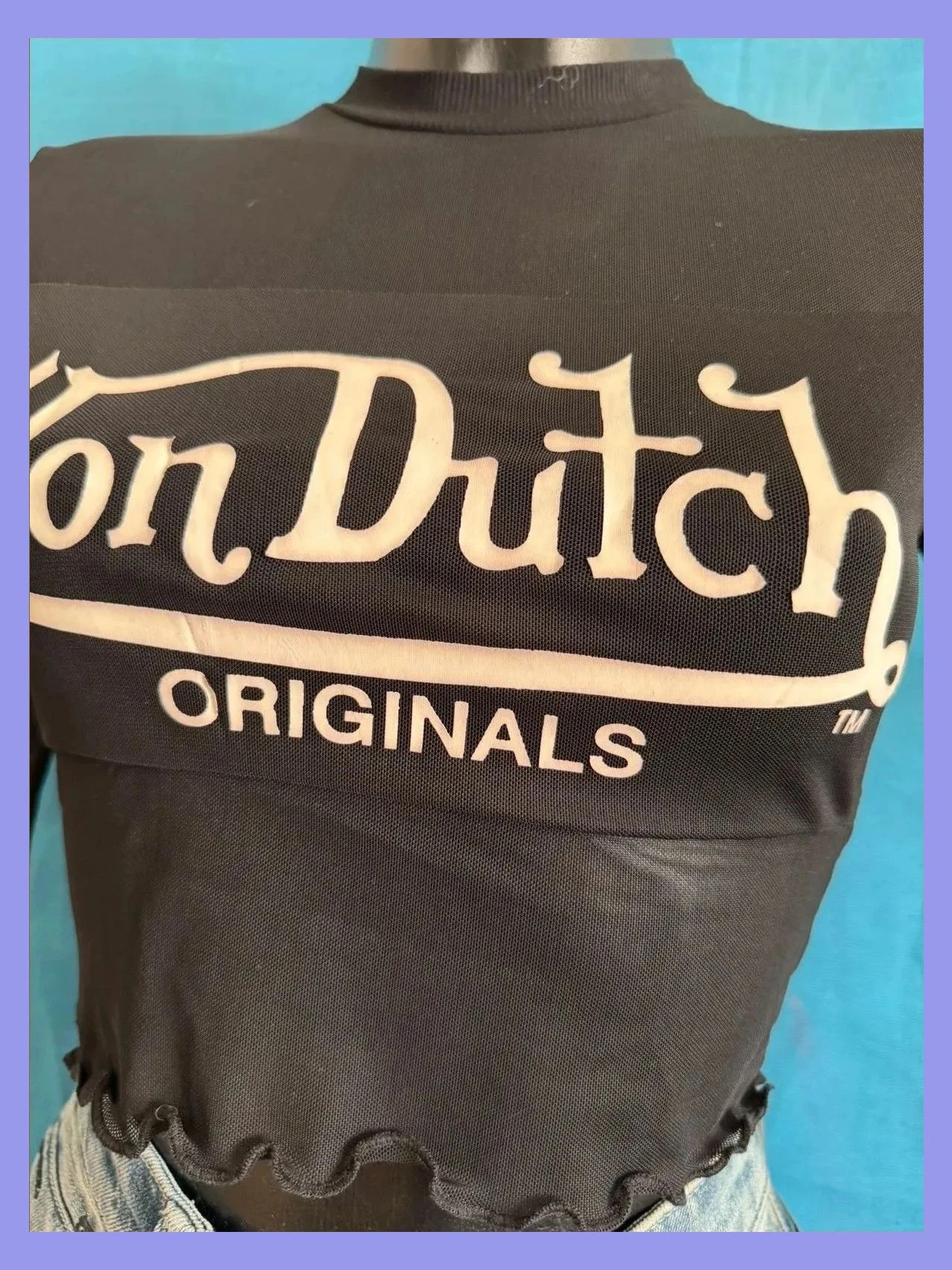Divino top crop transparente de Von Dutch talla M 😍 – Von Dutch – taille M / 38 / 10 3