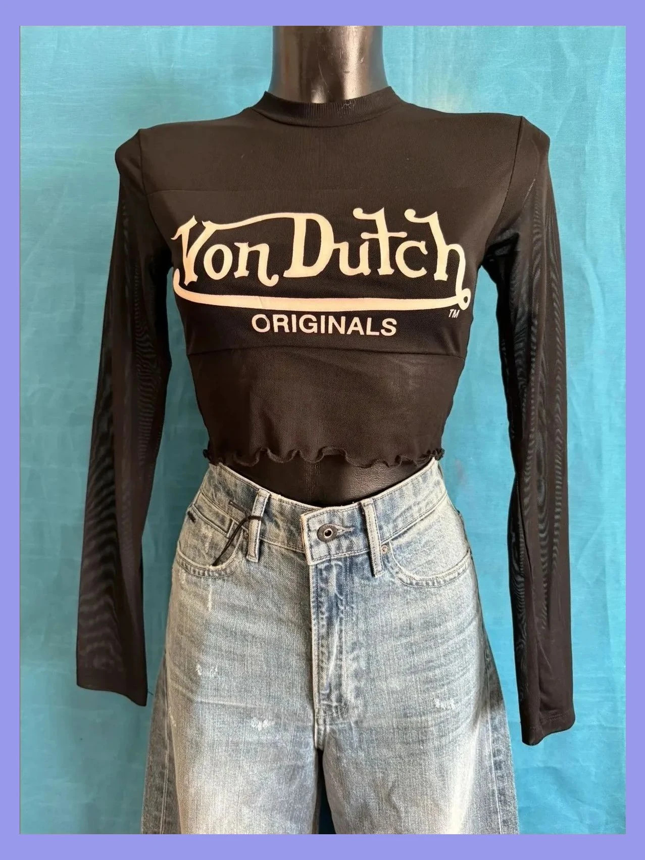 Divino top crop transparente de Von Dutch talla M 😍 – Von Dutch – taille M / 38 / 10 2