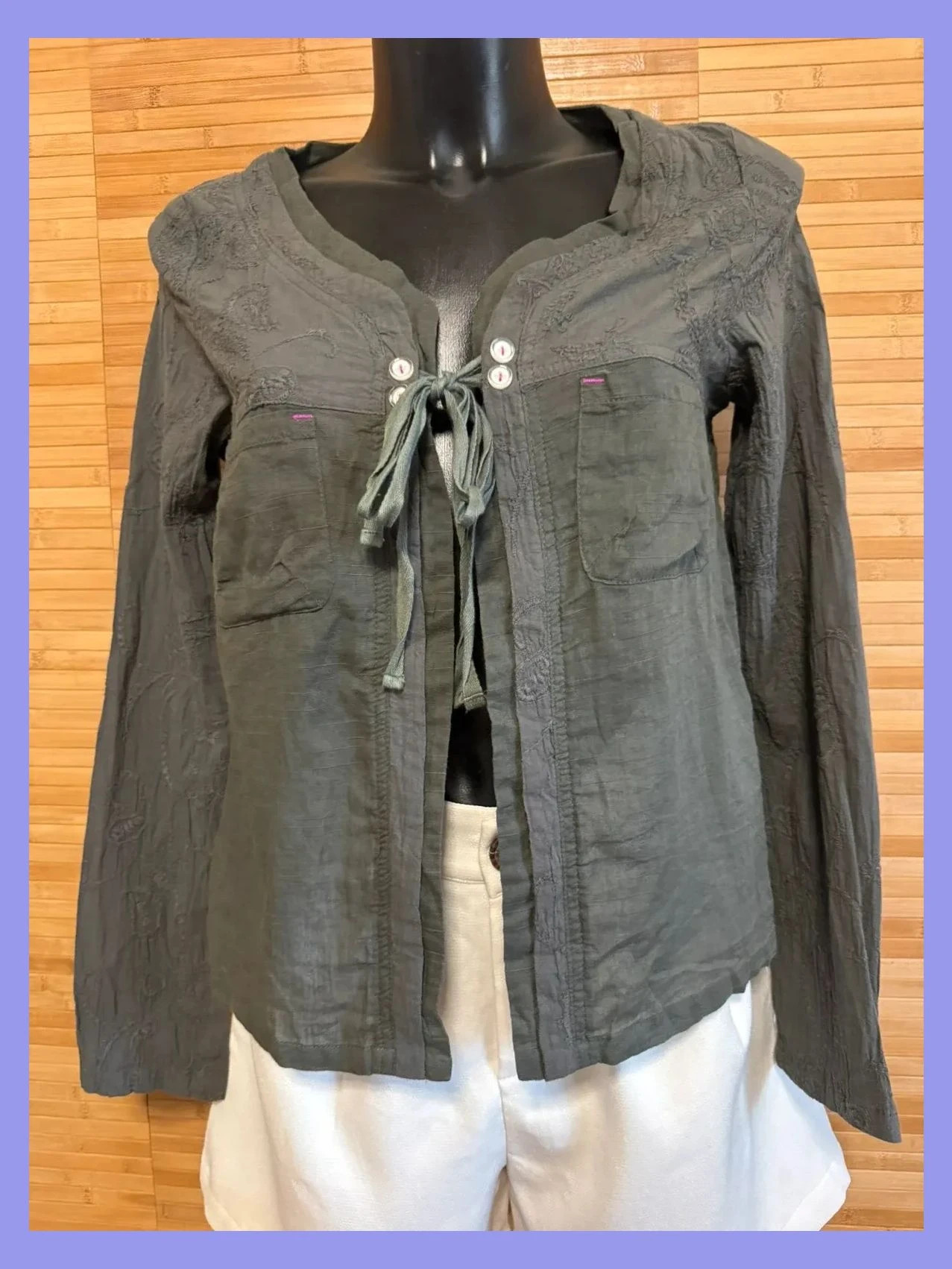 Camisa abierta de algodón talla L 😍 – langlisidan – taille L / 40 / 12 2