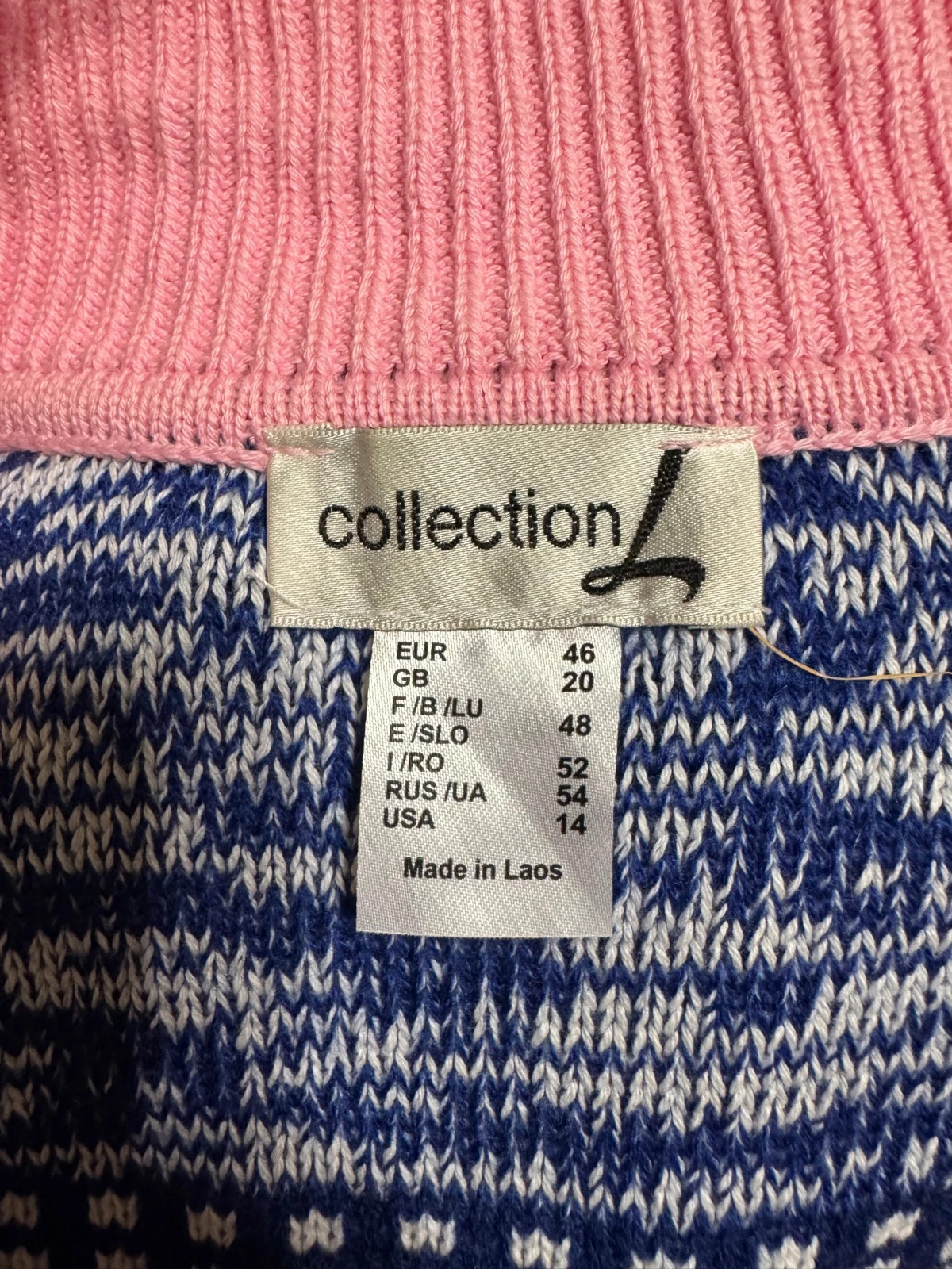 Jersey vintage 72 % algodón talla 48 😍 – Collection L – taille 4XL / 48 / 20 5