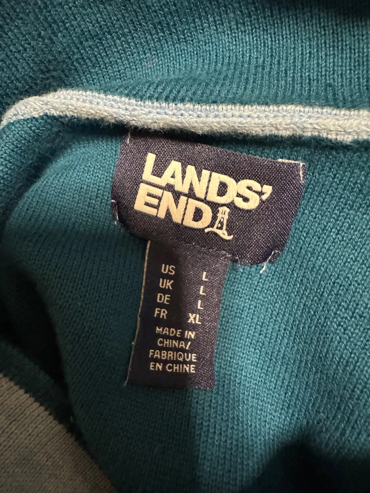 Jersey 94% algodón de Land’s End talla L 😍 – Lands' End – taille L / 40 / 12 4