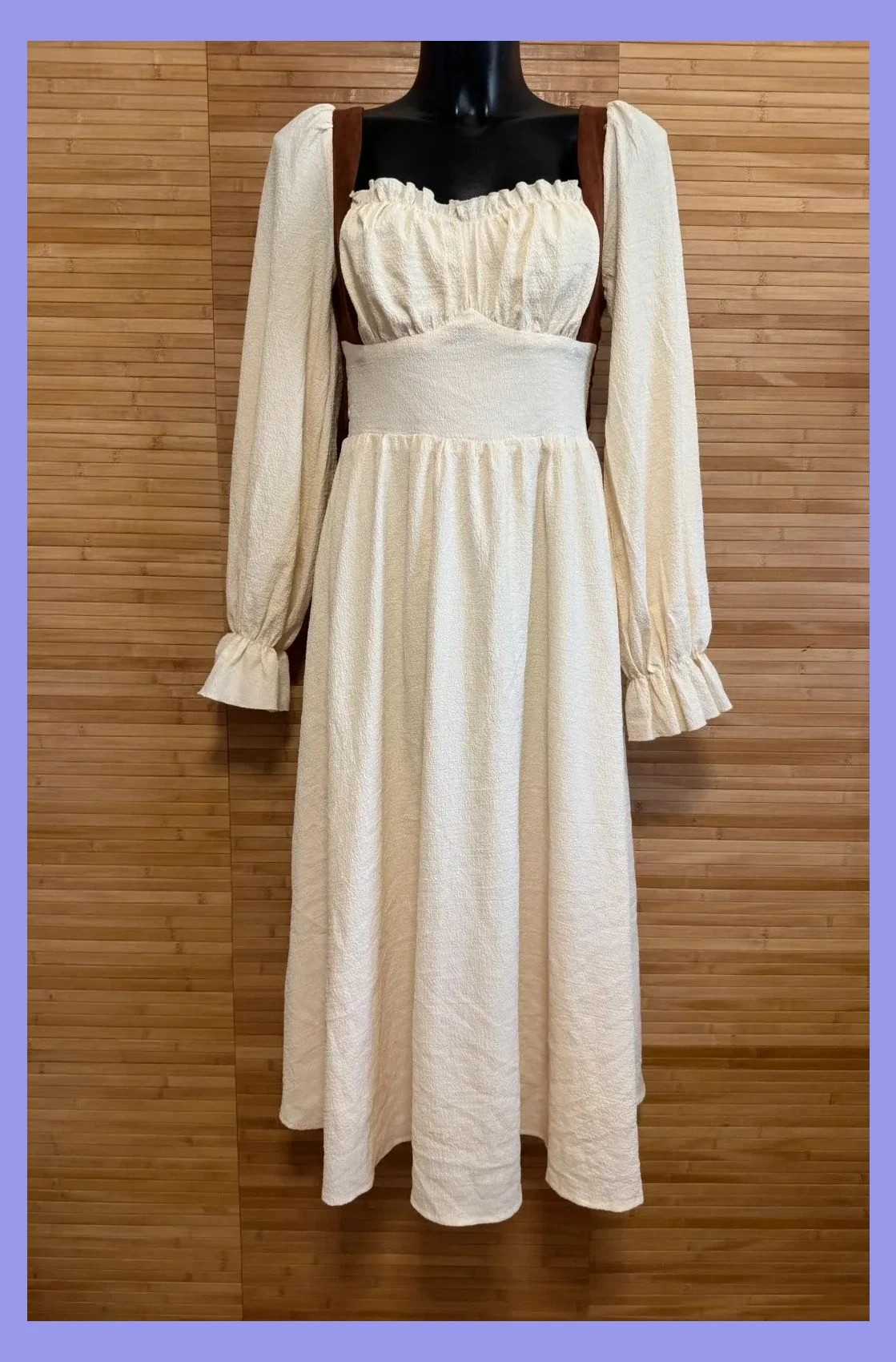 Divino vestido largo , talla M 😍