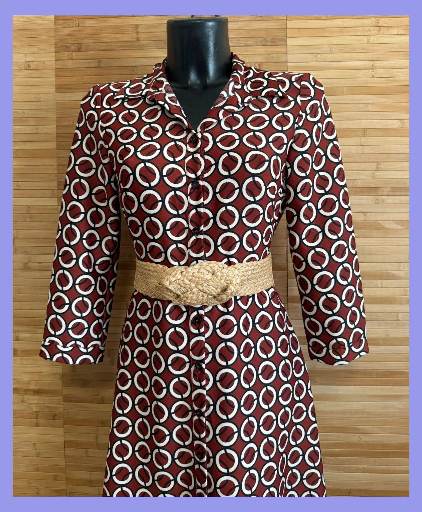 Divino vestido de Zara estilo retro , talla S , cinturón no incluido 😍 – Zara – taille S / 36 / 8 3