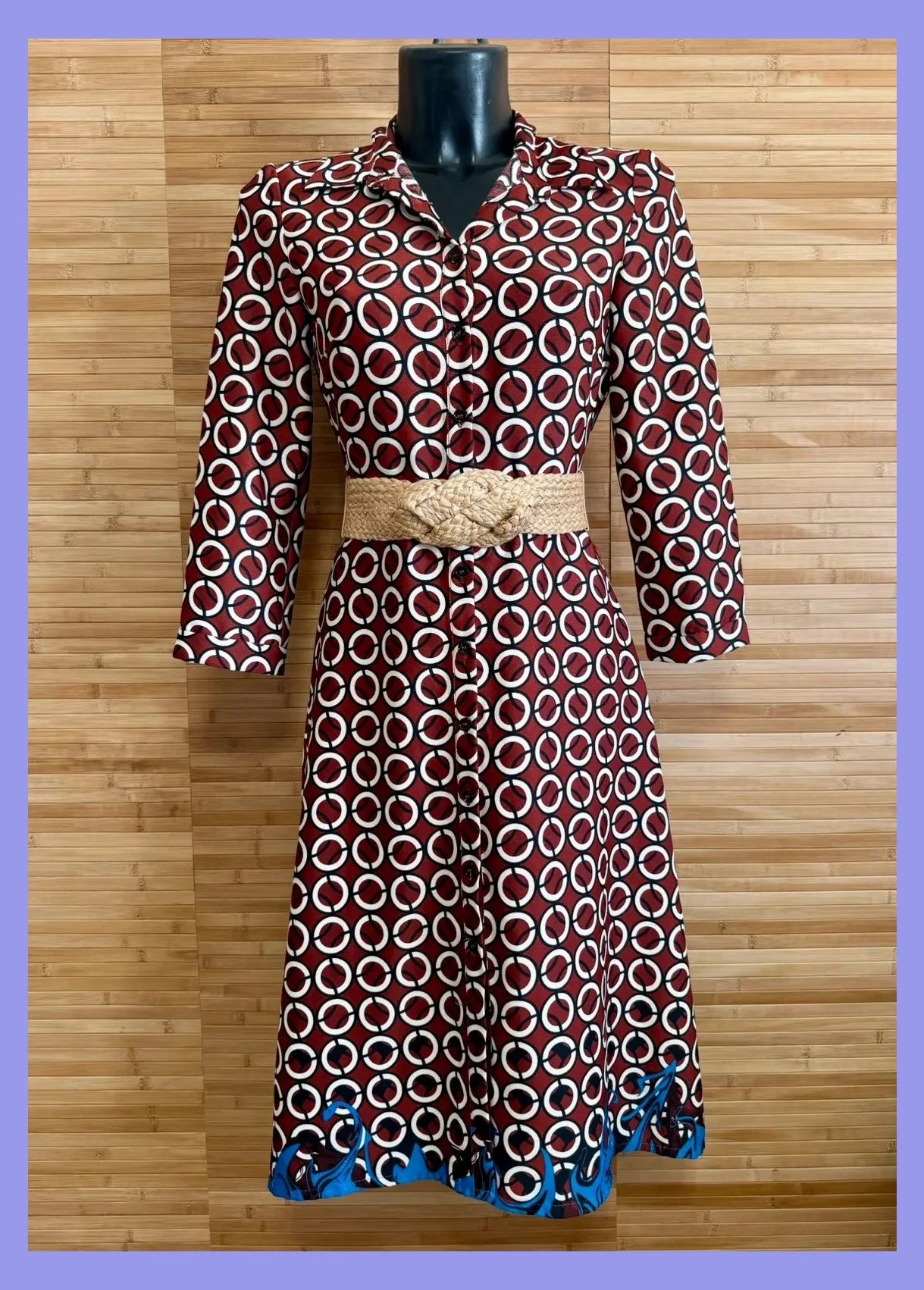Divino vestido de Zara estilo retro , talla S , cinturón no incluido 😍