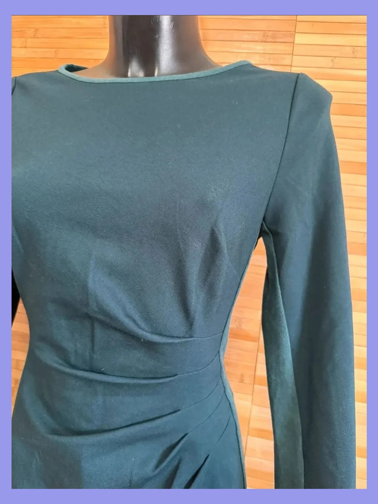 Elegante vestido verde oscuro de Ralph Lauren , talla 38 , elástico 😍 – Ralph Lauren – taille M / 38 / 10 3
