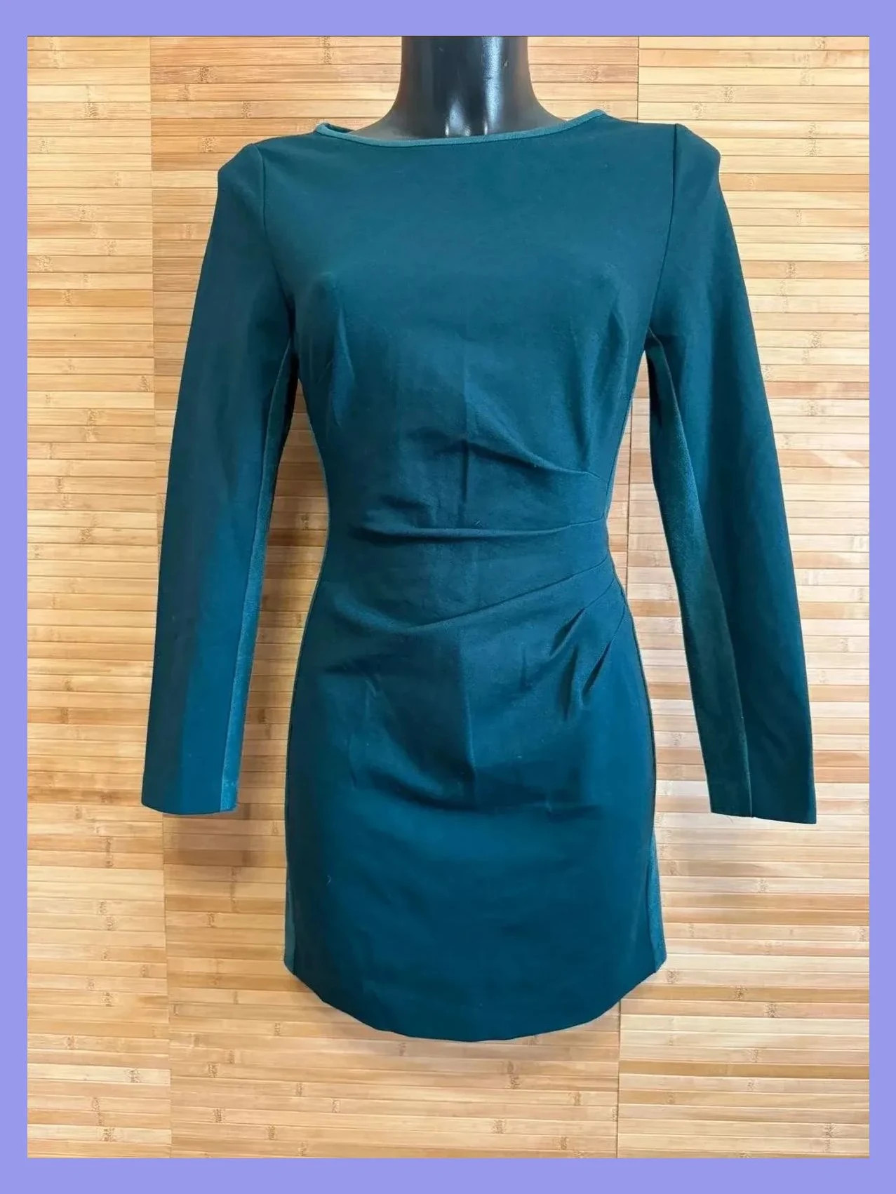 Elegante vestido verde oscuro de Ralph Lauren , talla 38 , elástico 😍